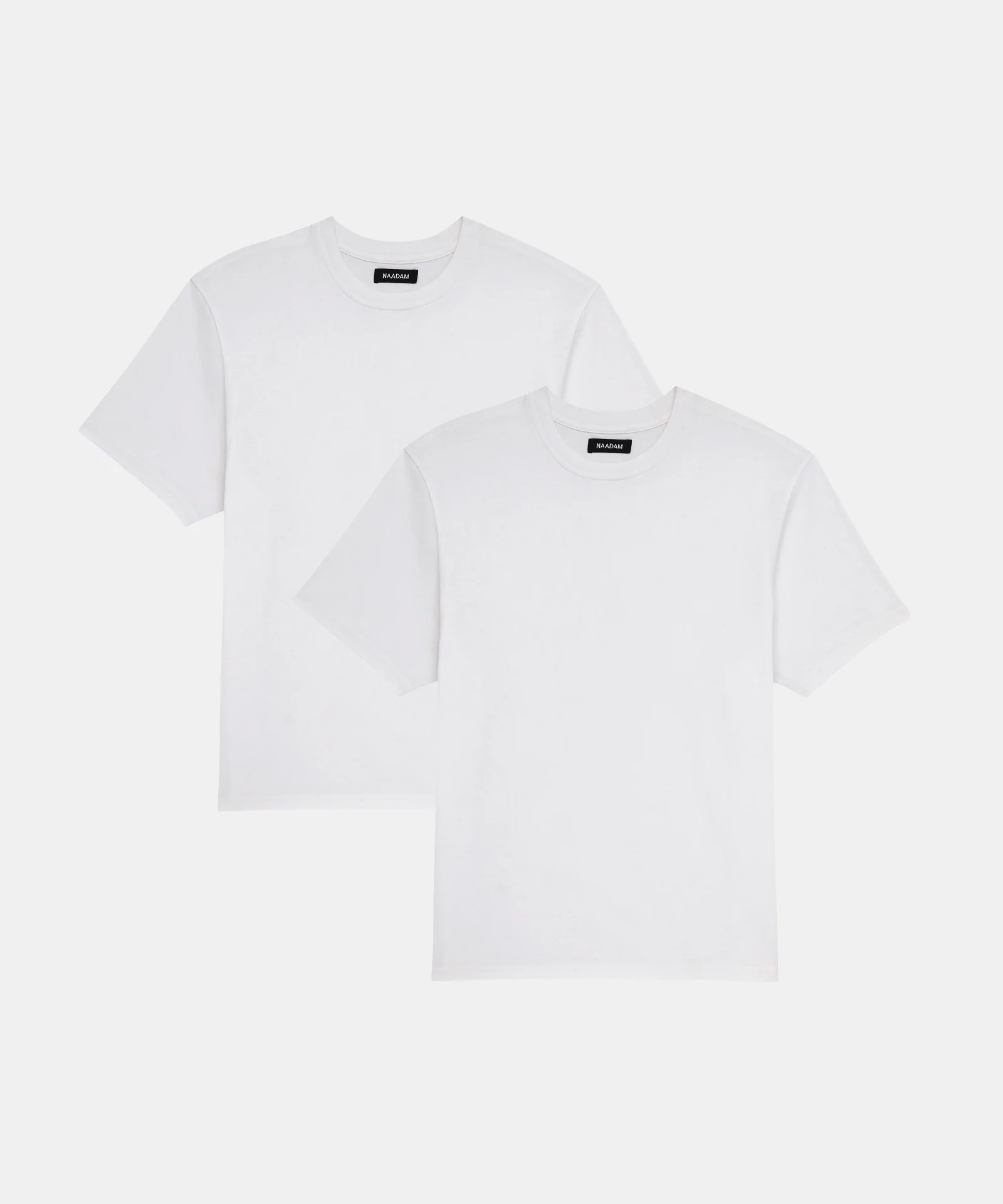 2-Pack Lightweight Brushed Cotton Tee & Heavyweight Cotton Tee