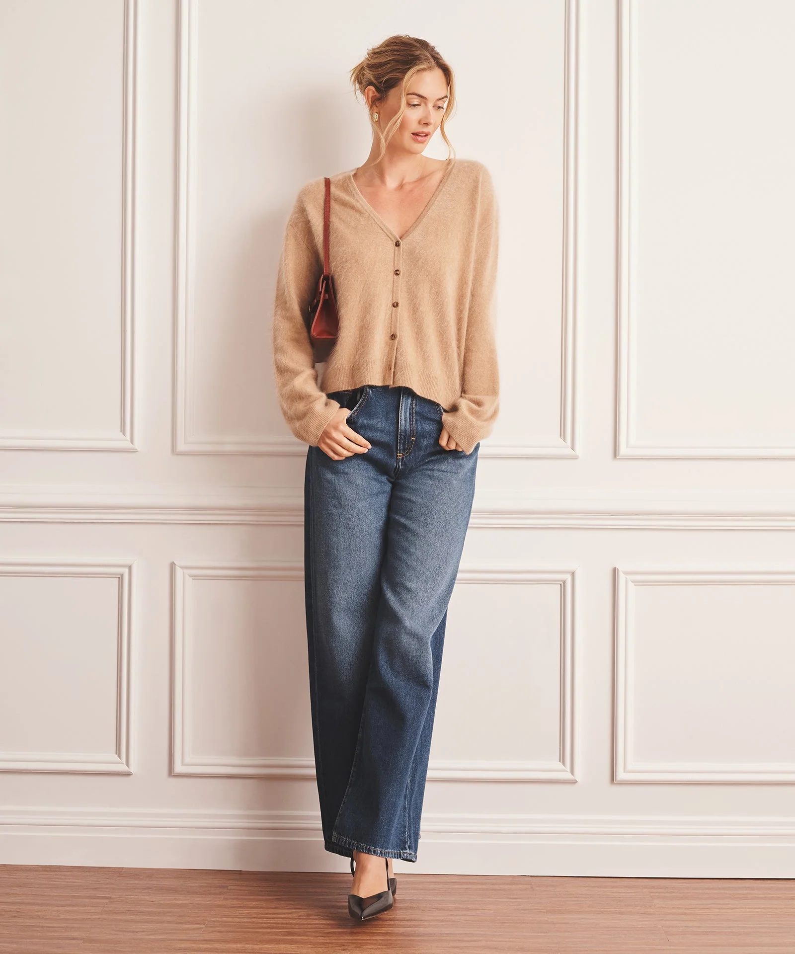 Brushed Luxe Cashmere Cardigan - Image 5
