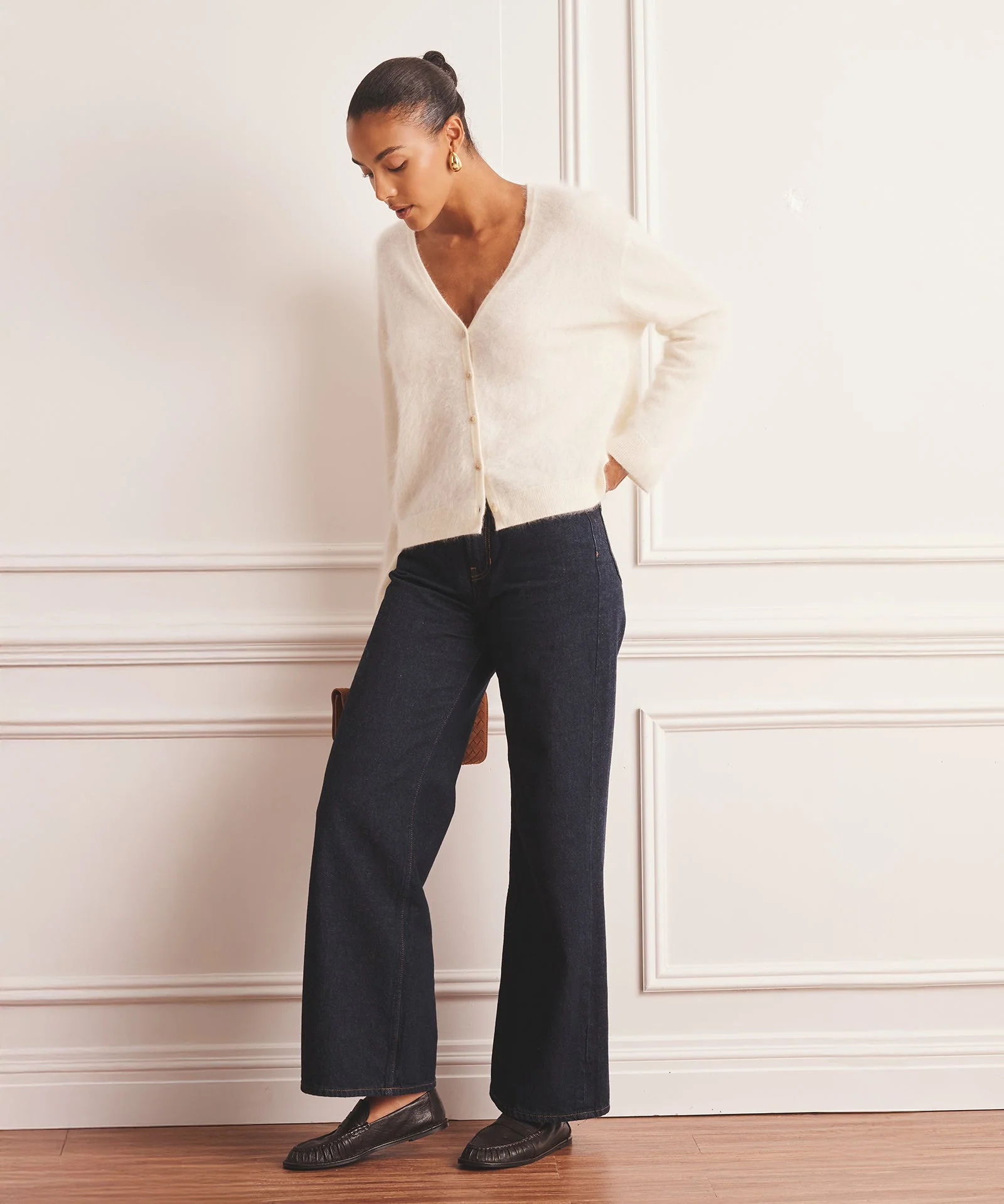 Brushed Luxe Cashmere Cardigan - Image 8