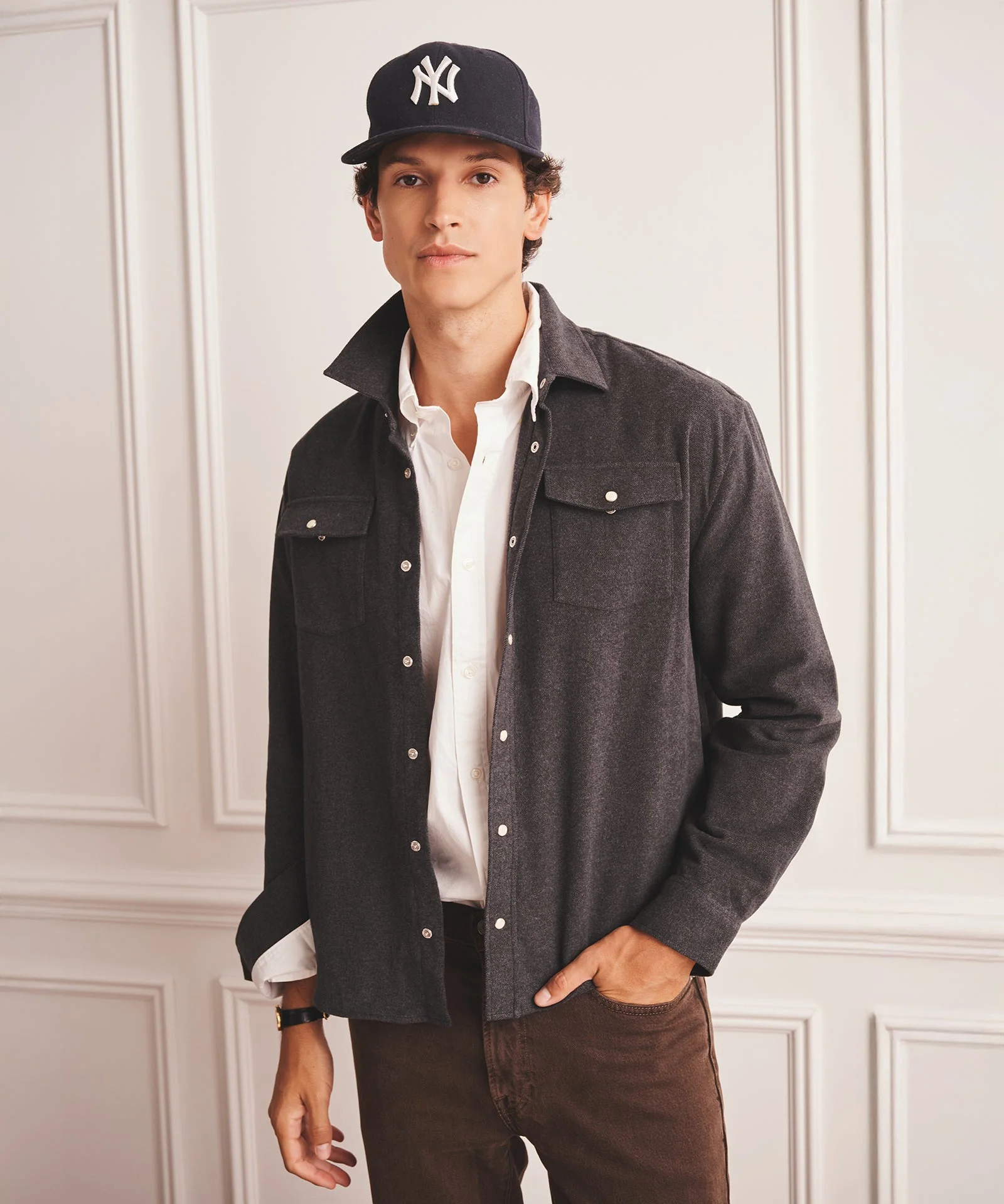 Brushed Cotton Shirt Jacket - Image 13