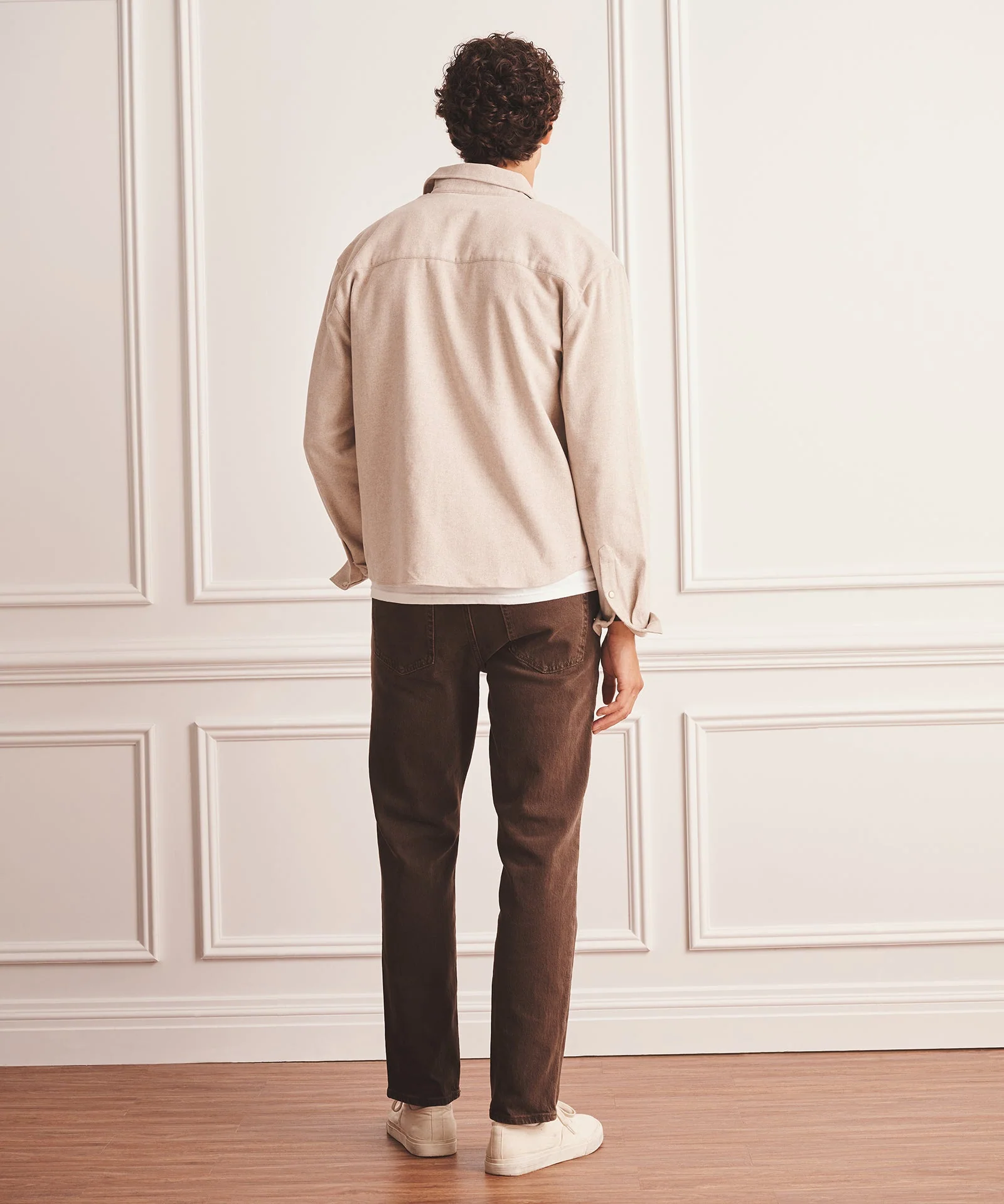 Brushed Cotton Shirt Jacket - Image 7
