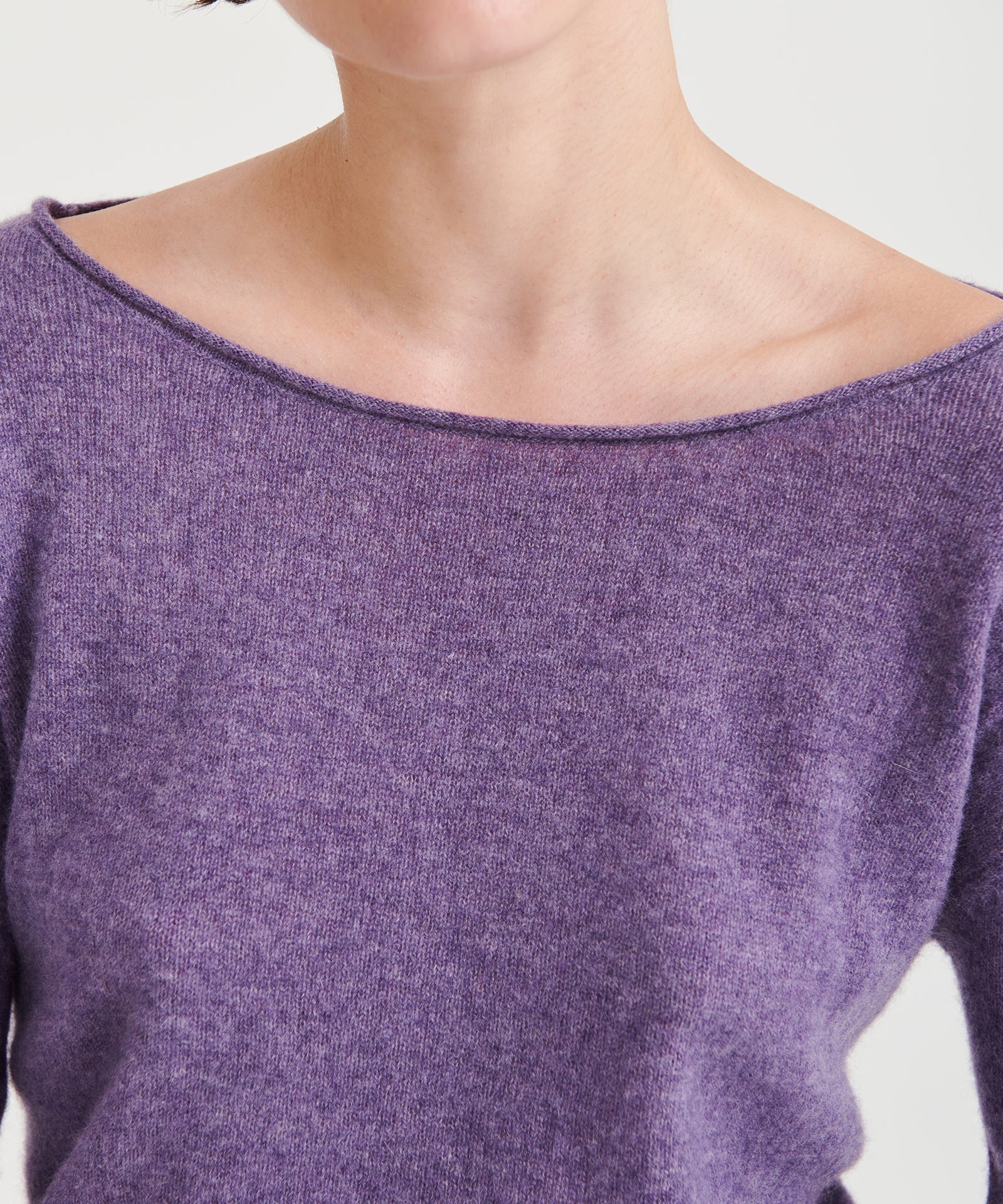 Lightweight Cashmere Boatneck Sweater - Image 22