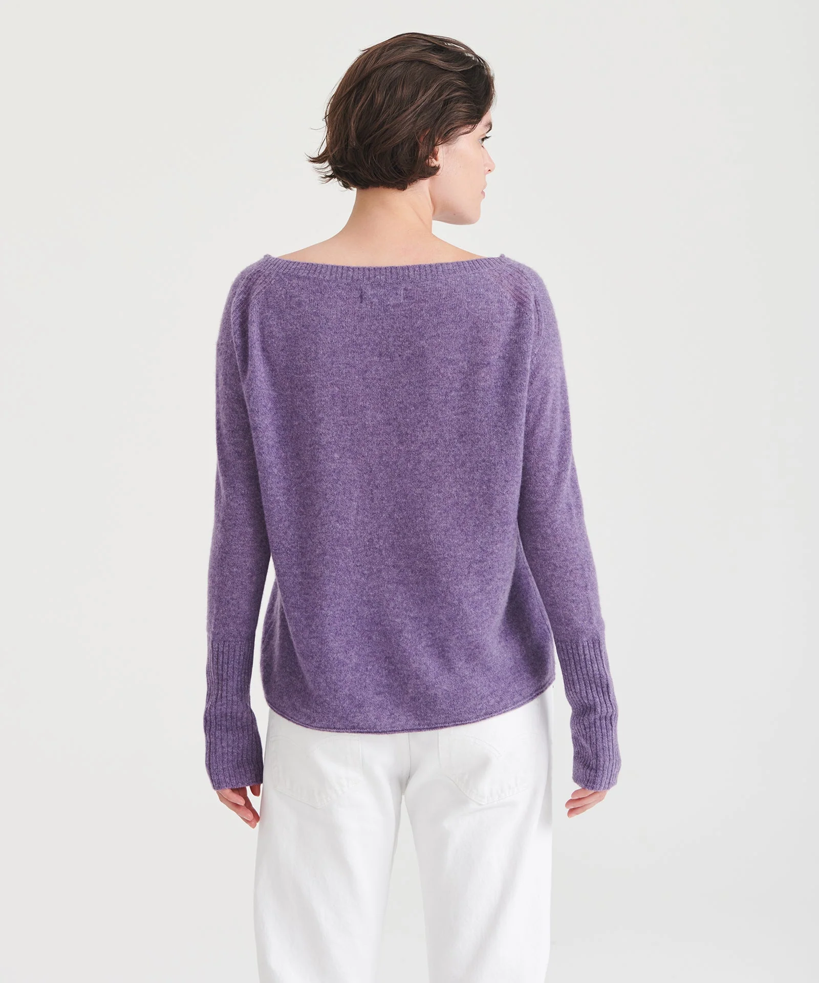 Lightweight Cashmere Boatneck Sweater - Image 25
