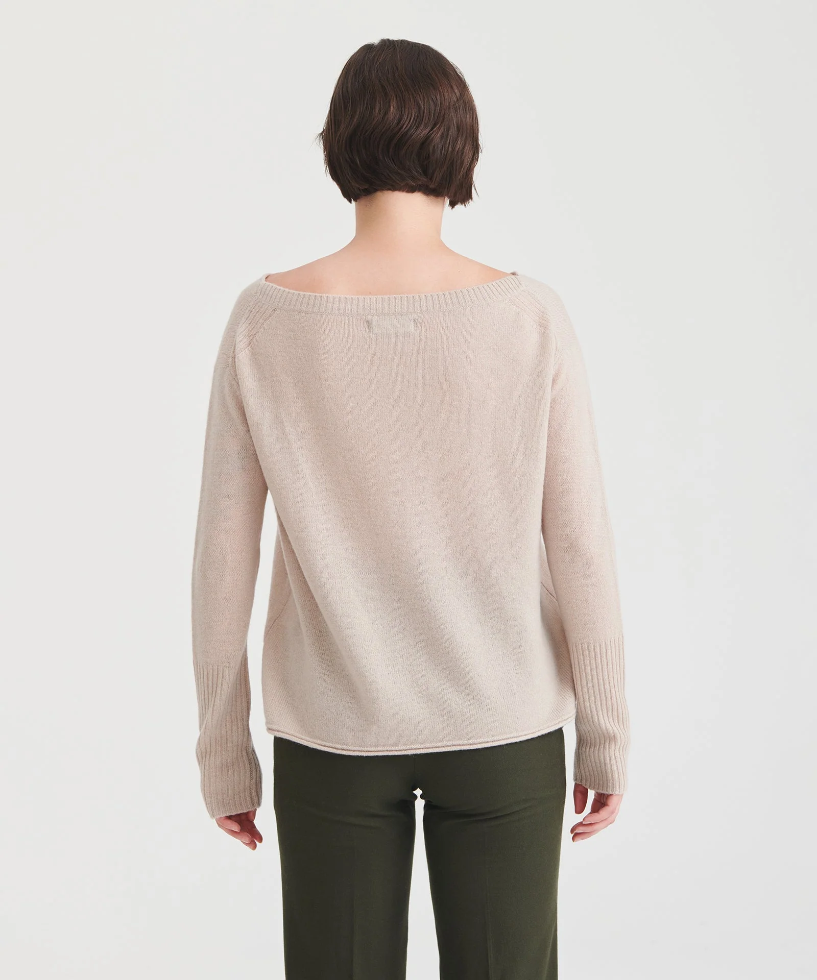 Lightweight Cashmere Boatneck Sweater - Image 29