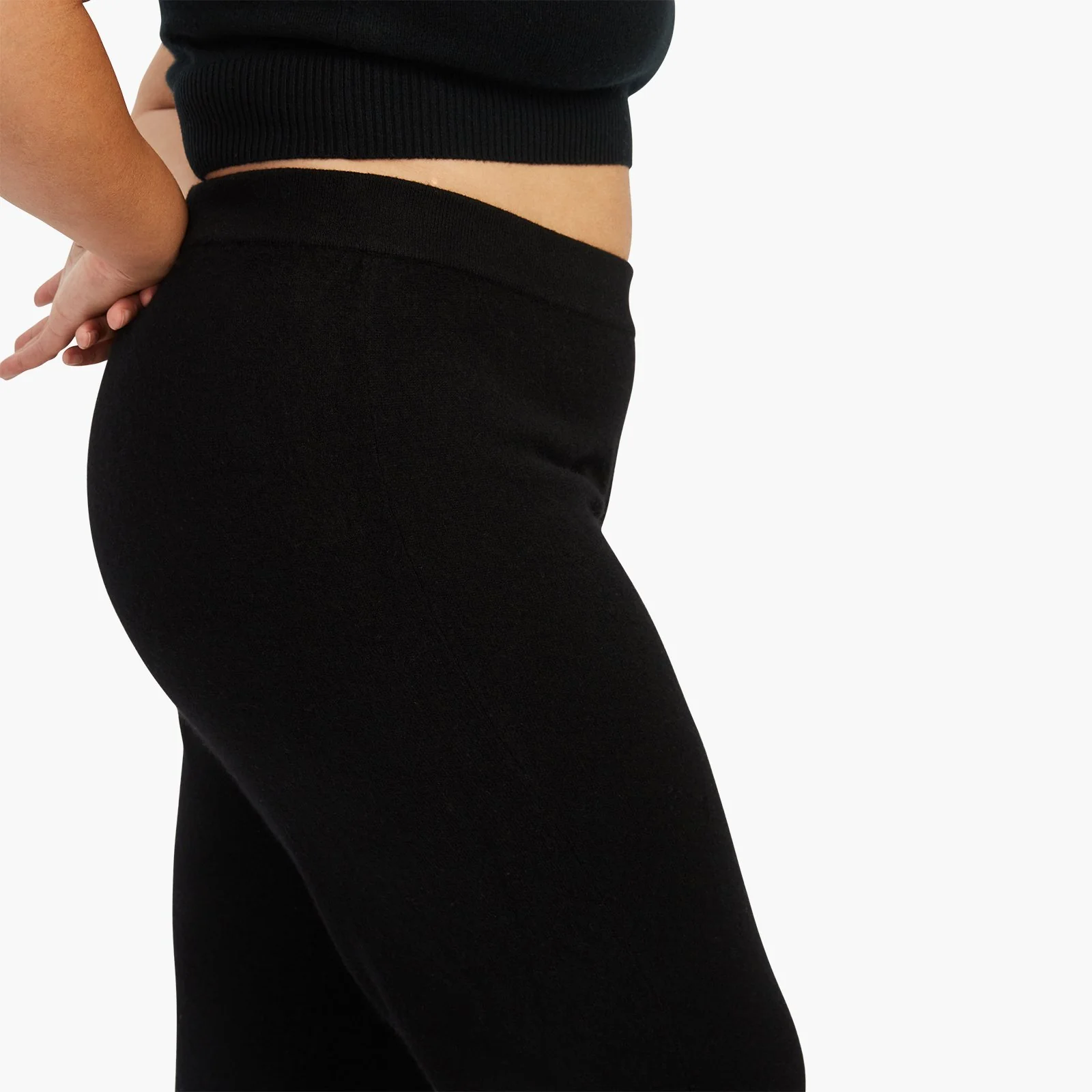 Signature Cashmere Cropped Pant - Image 9
