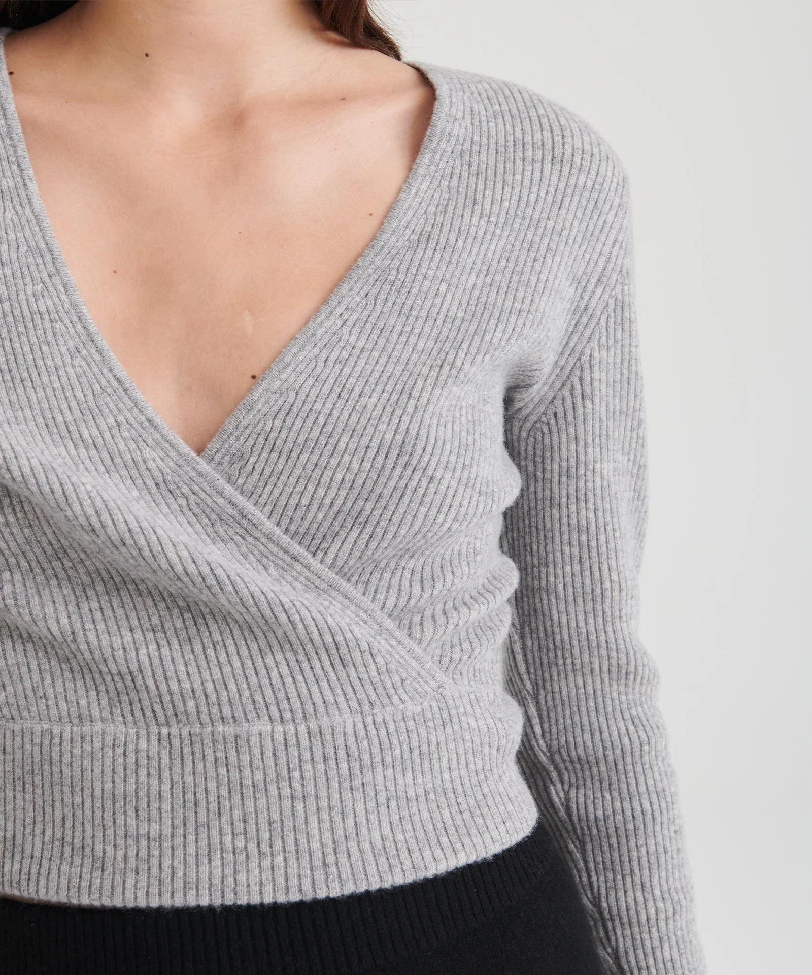 Signature Cashmere Crossover Sweater - Image 23
