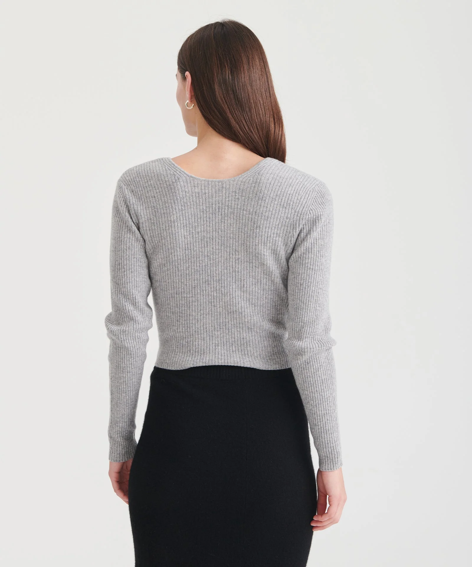 Signature Cashmere Crossover Sweater - Image 27