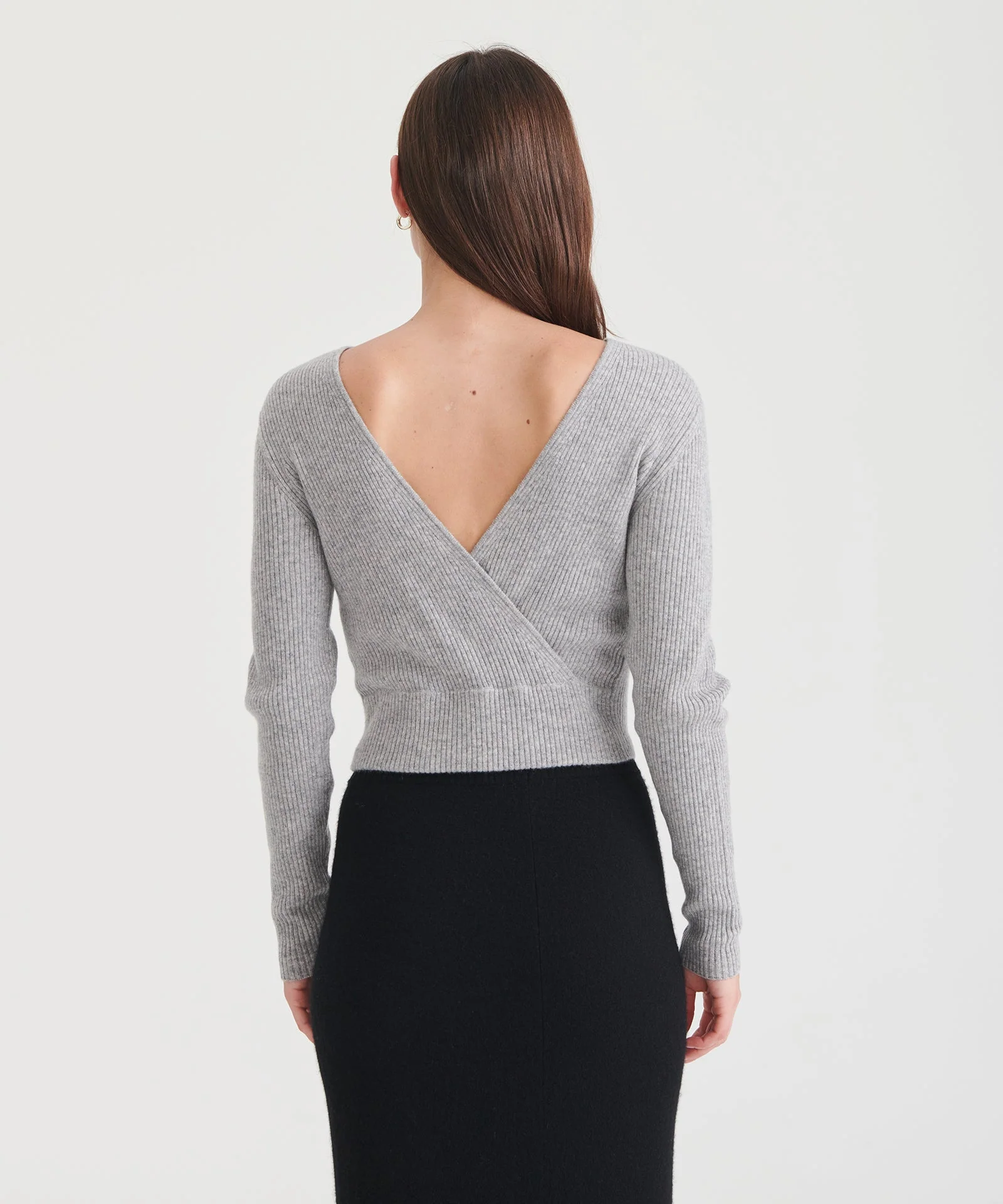 Signature Cashmere Crossover Sweater - Image 28