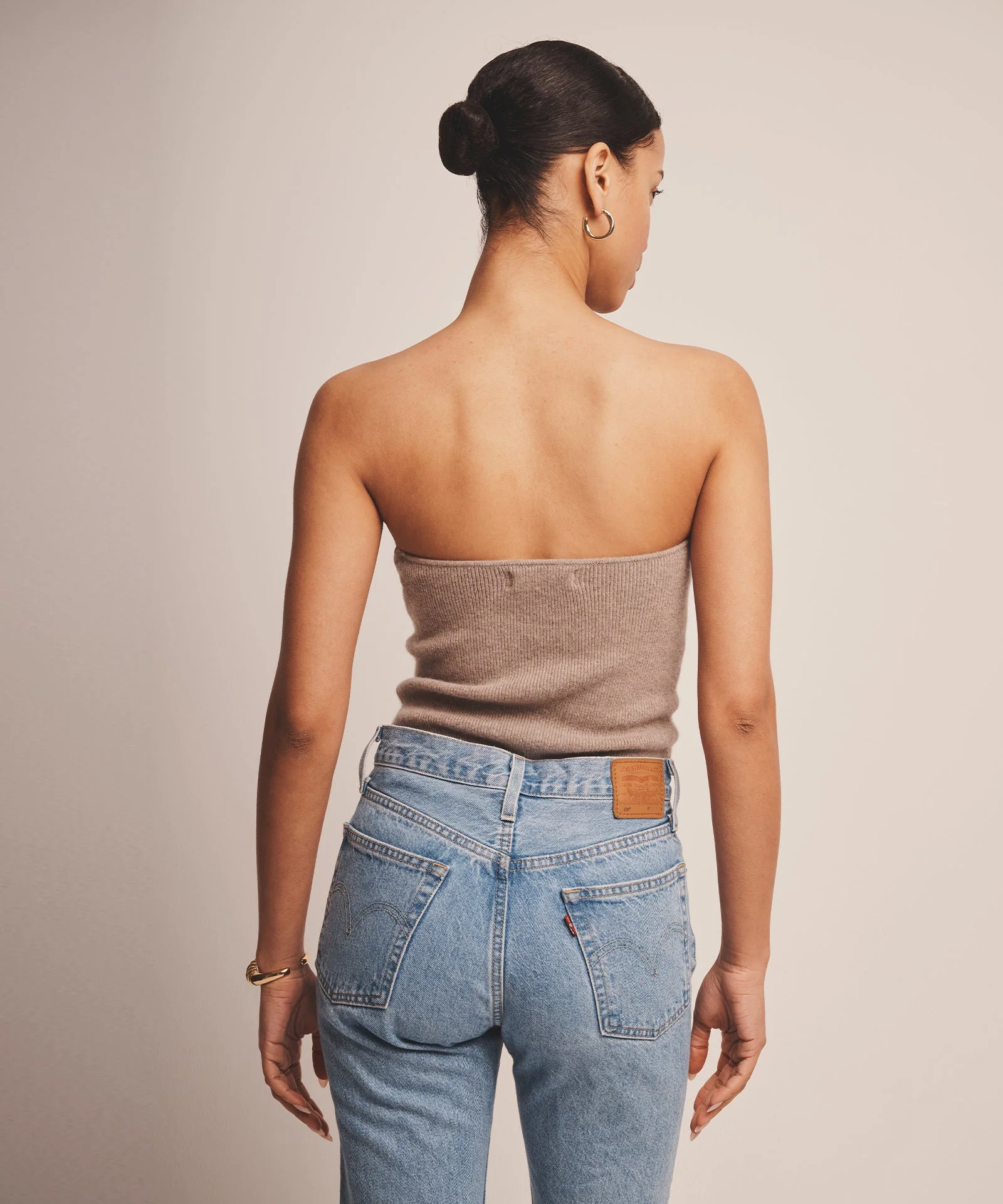 Signature Cashmere Ribbed Tube Top - Image 19