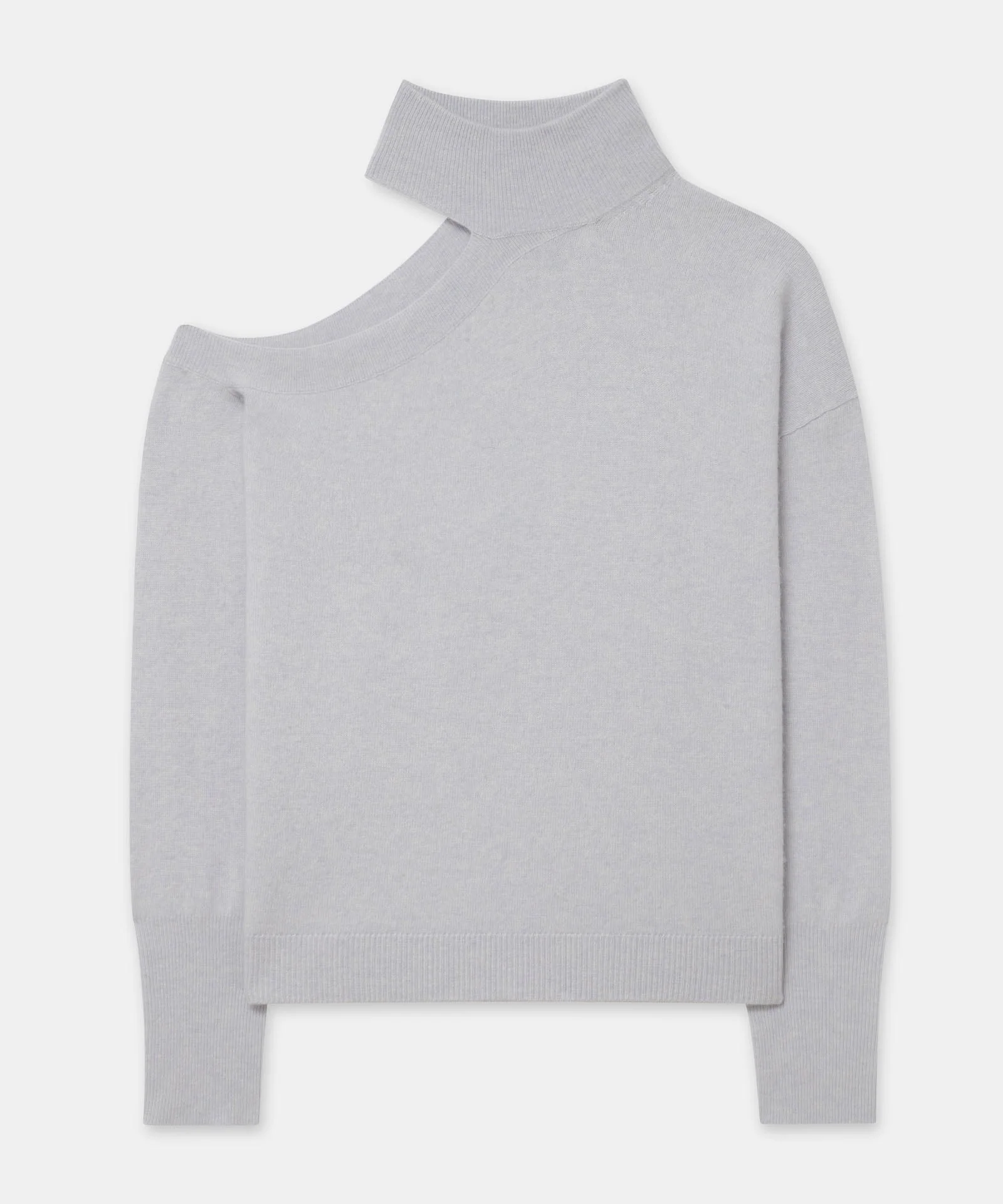 Cashmere Shoulder Cut Out Turtleneck - Image 11