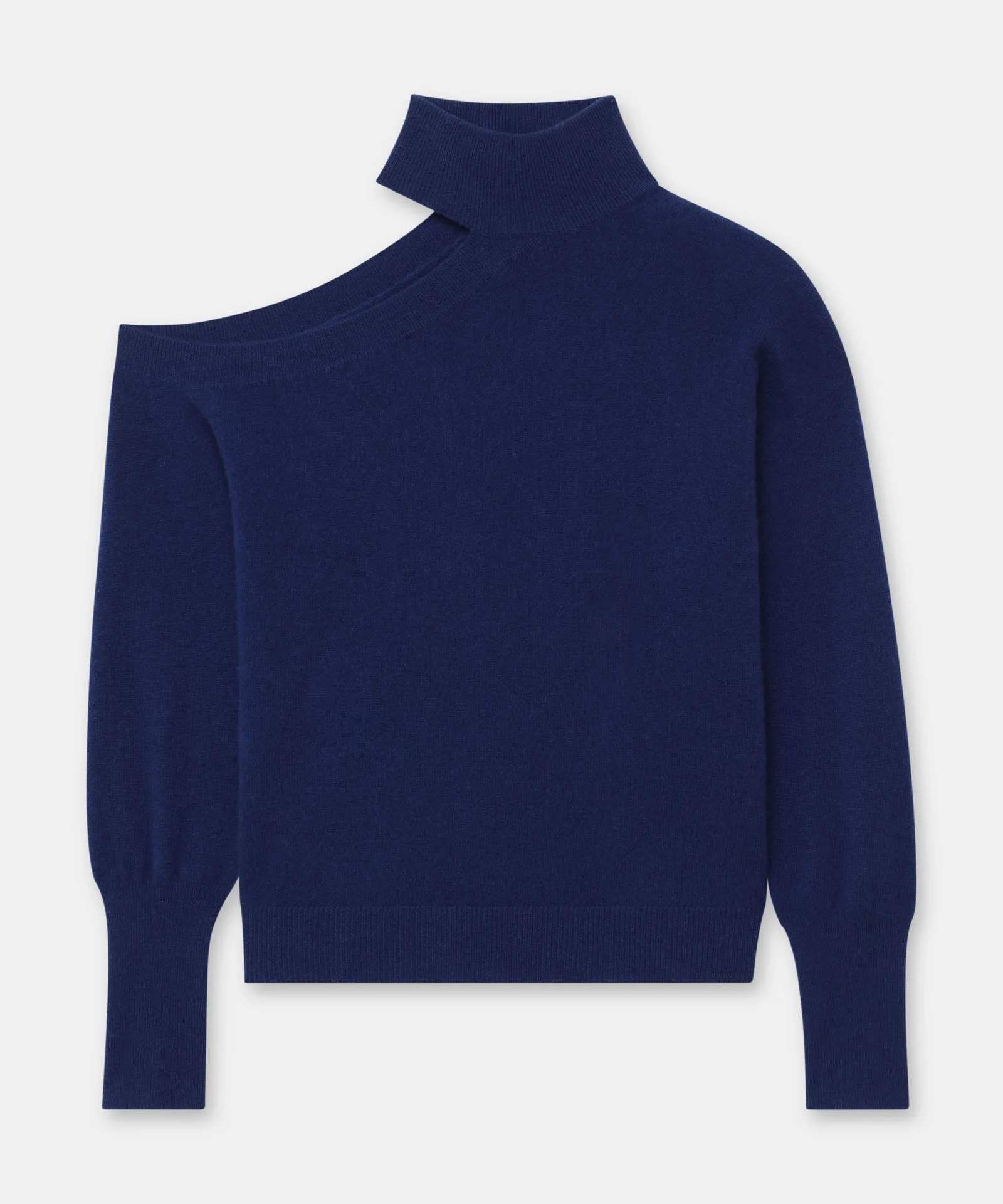Cashmere Shoulder Cut Out Turtleneck - Image 12