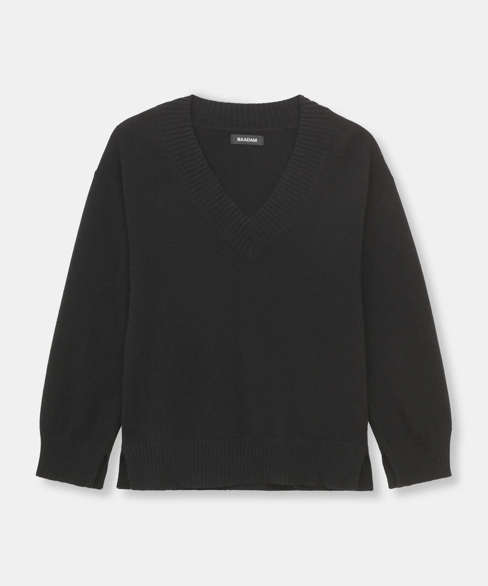 Signature Cashmere Wide Sleeve V-Neck Sweater - Image 16