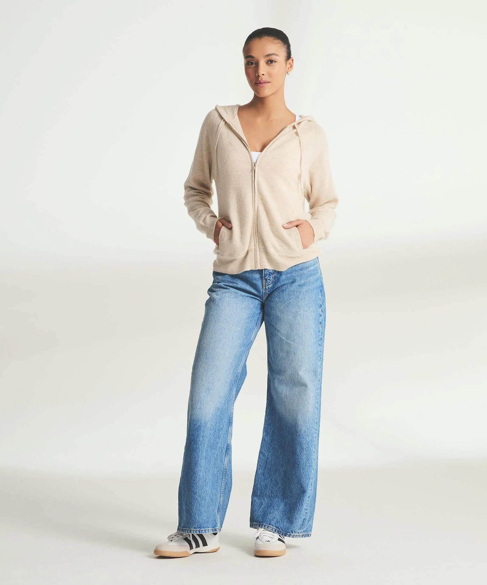 Signature Cashmere Zip Up Hoodie - Image 22