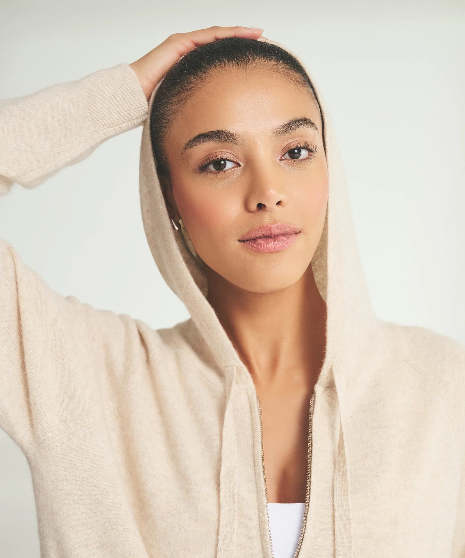 Signature Cashmere Zip Up Hoodie - Image 23