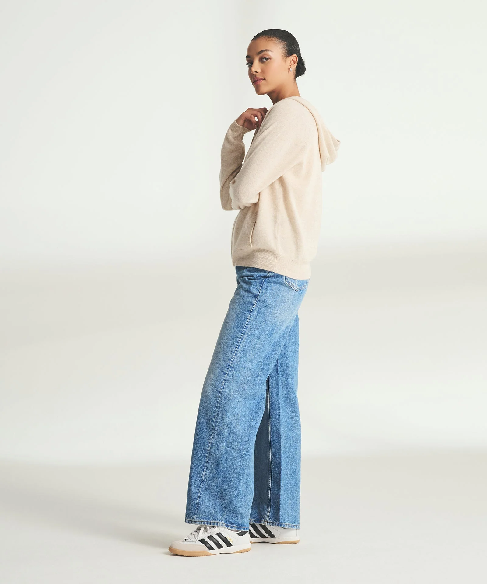 Signature Cashmere Zip Up Hoodie - Image 24