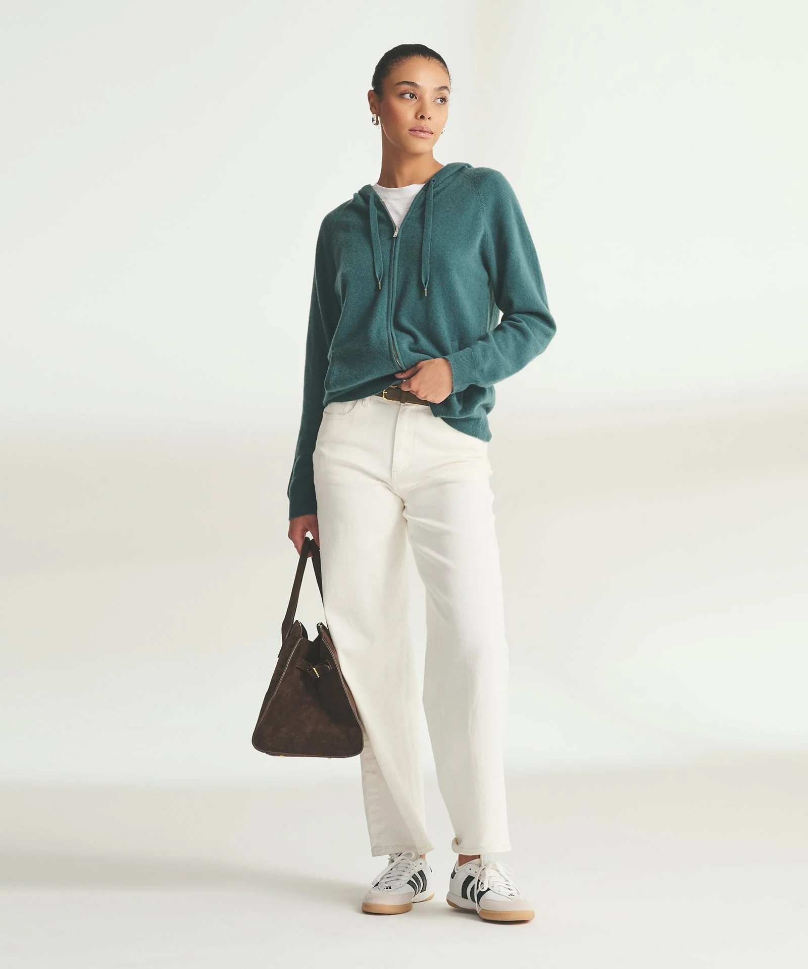 Signature Cashmere Zip Up Hoodie - Image 26