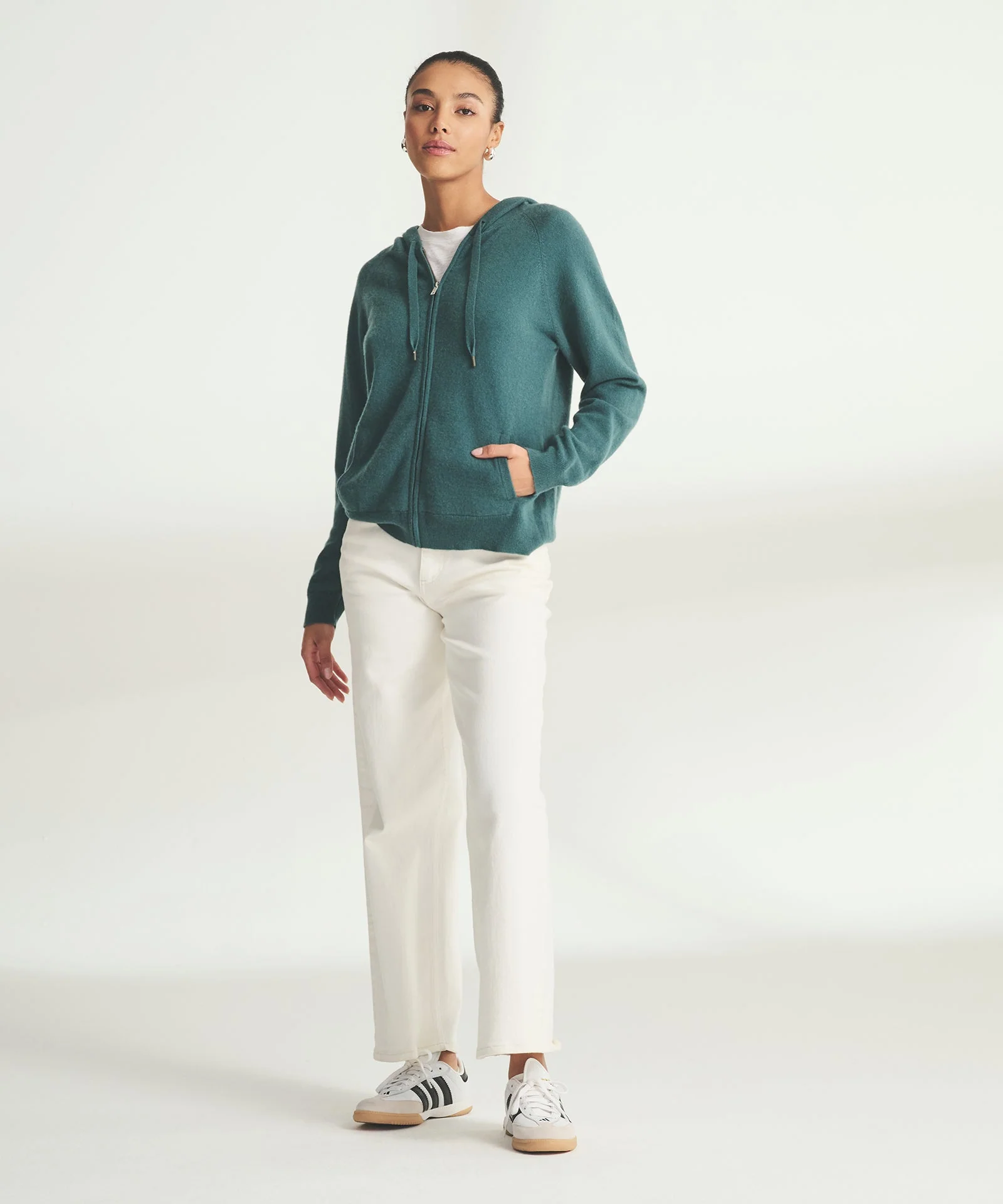 Signature Cashmere Zip Up Hoodie - Image 27