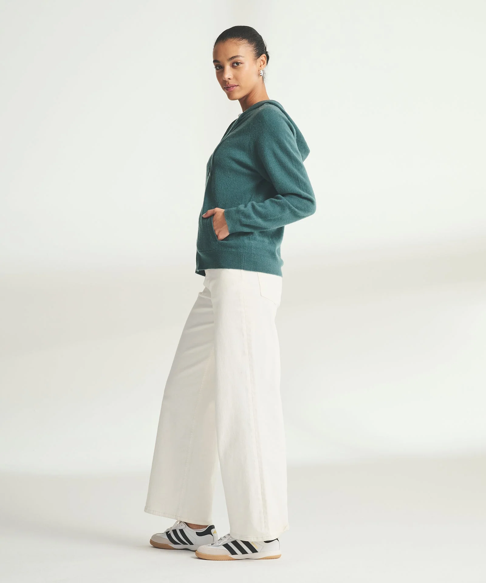 Signature Cashmere Zip Up Hoodie - Image 28