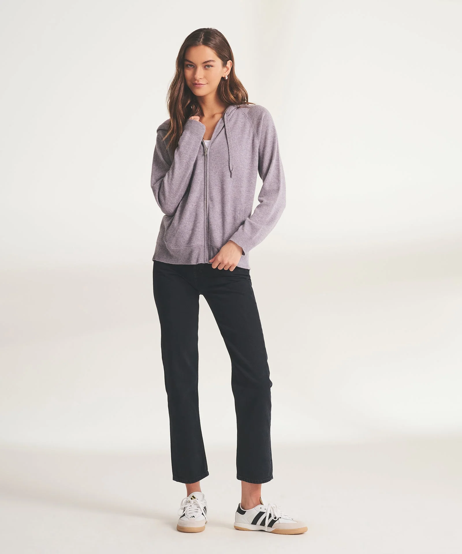 Signature Cashmere Zip Up Hoodie - Image 32