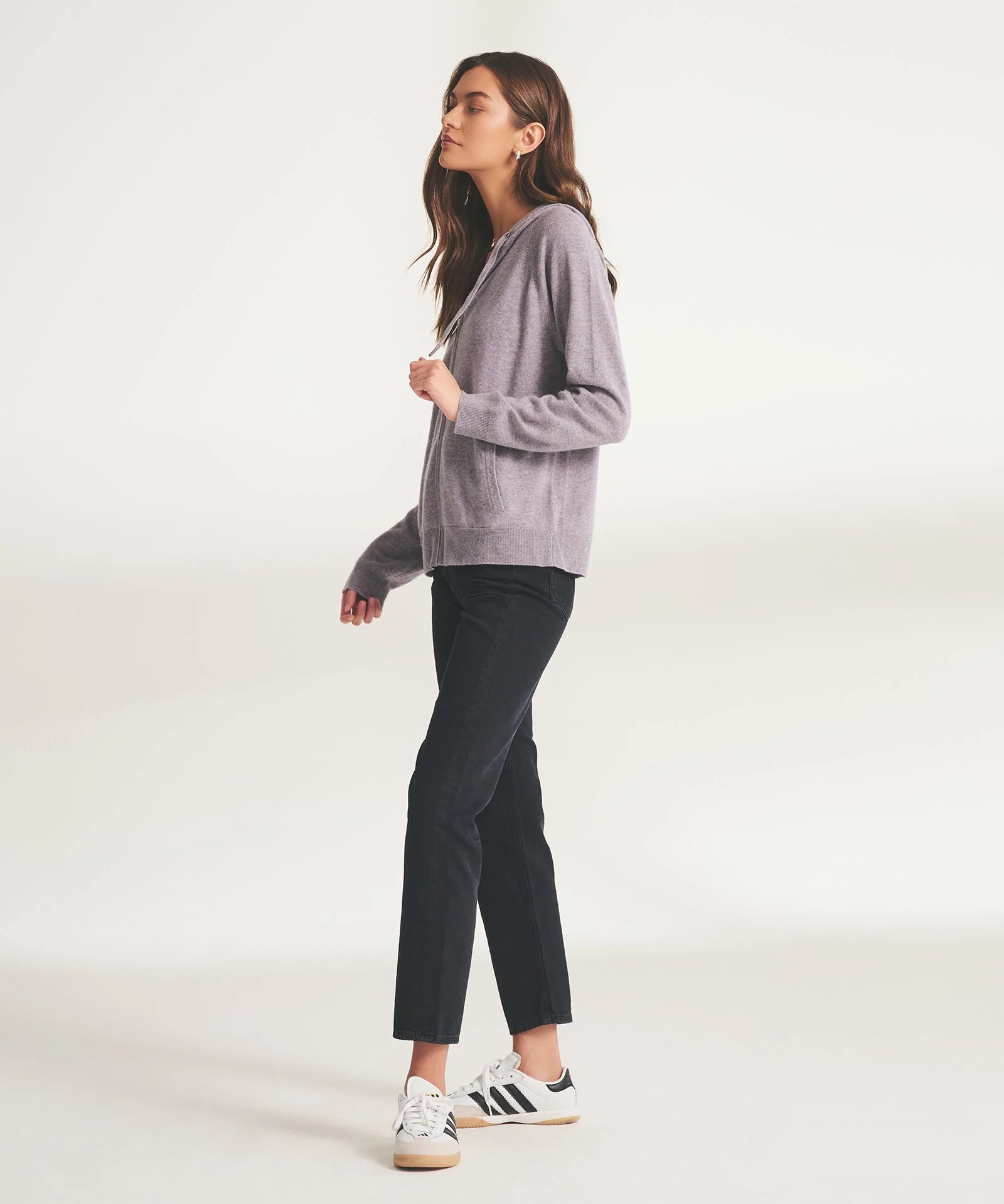 Signature Cashmere Zip Up Hoodie - Image 33