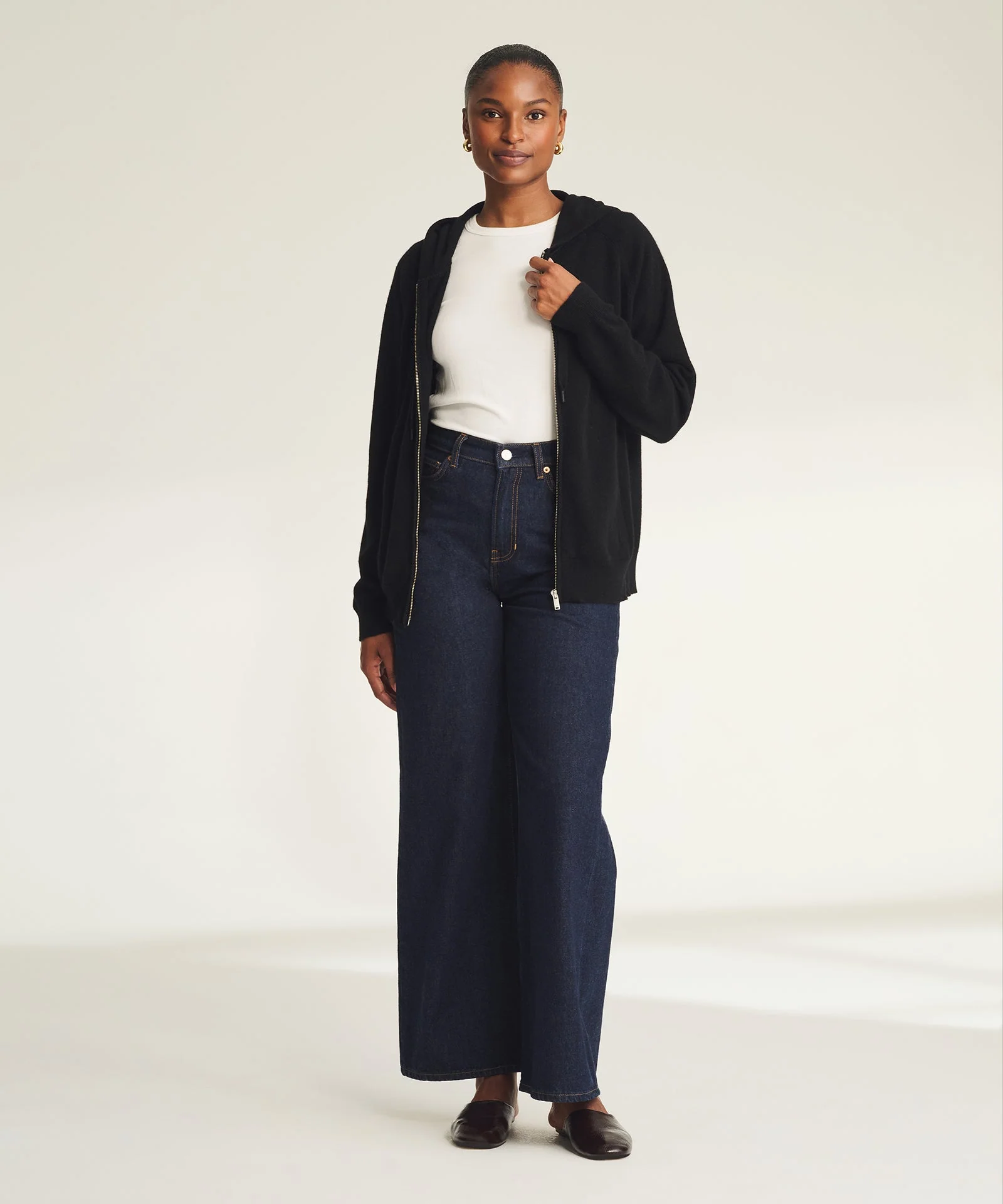 Signature Cashmere Zip Up Hoodie - Image 38