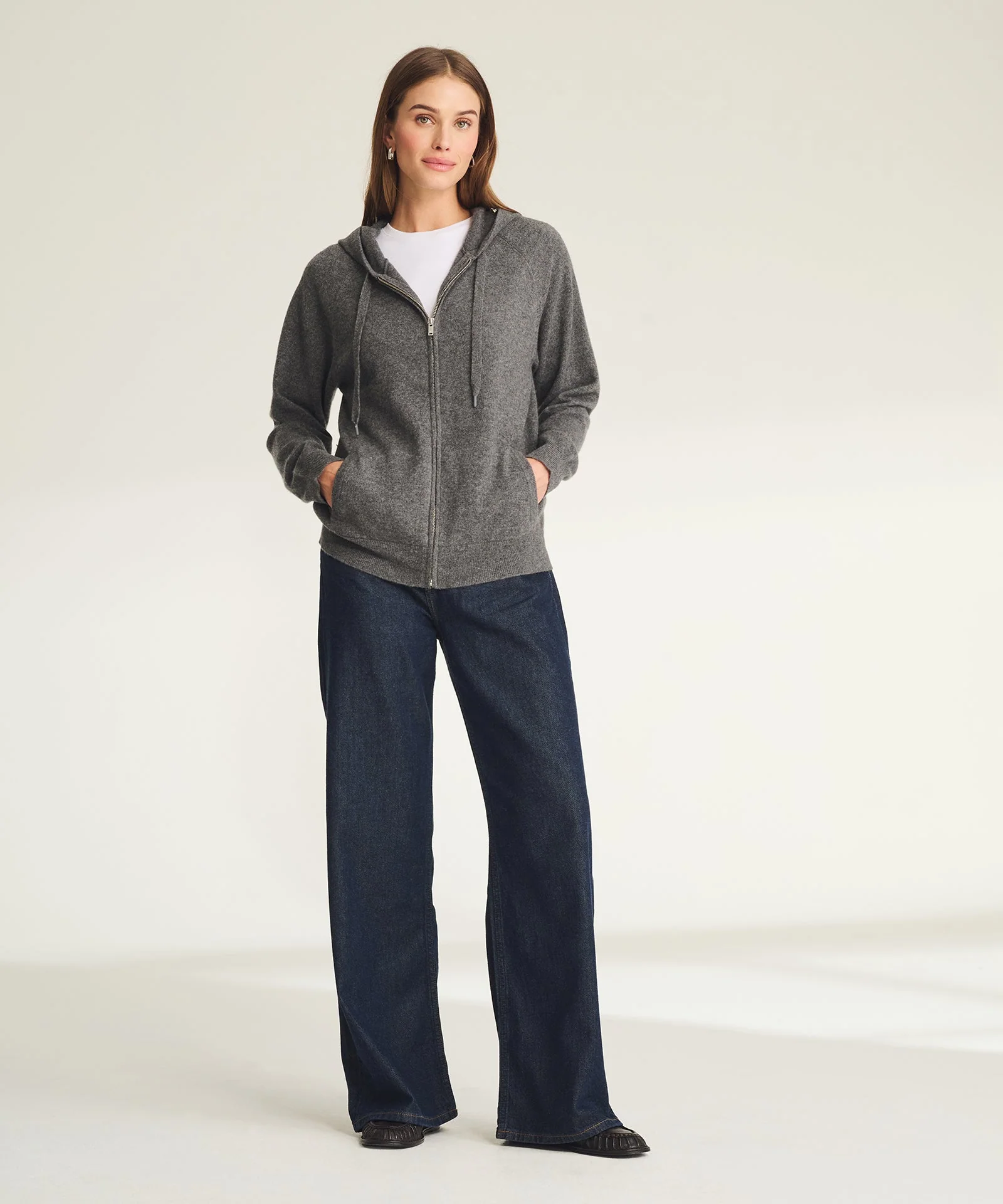 Signature Cashmere Zip Up Hoodie - Image 42