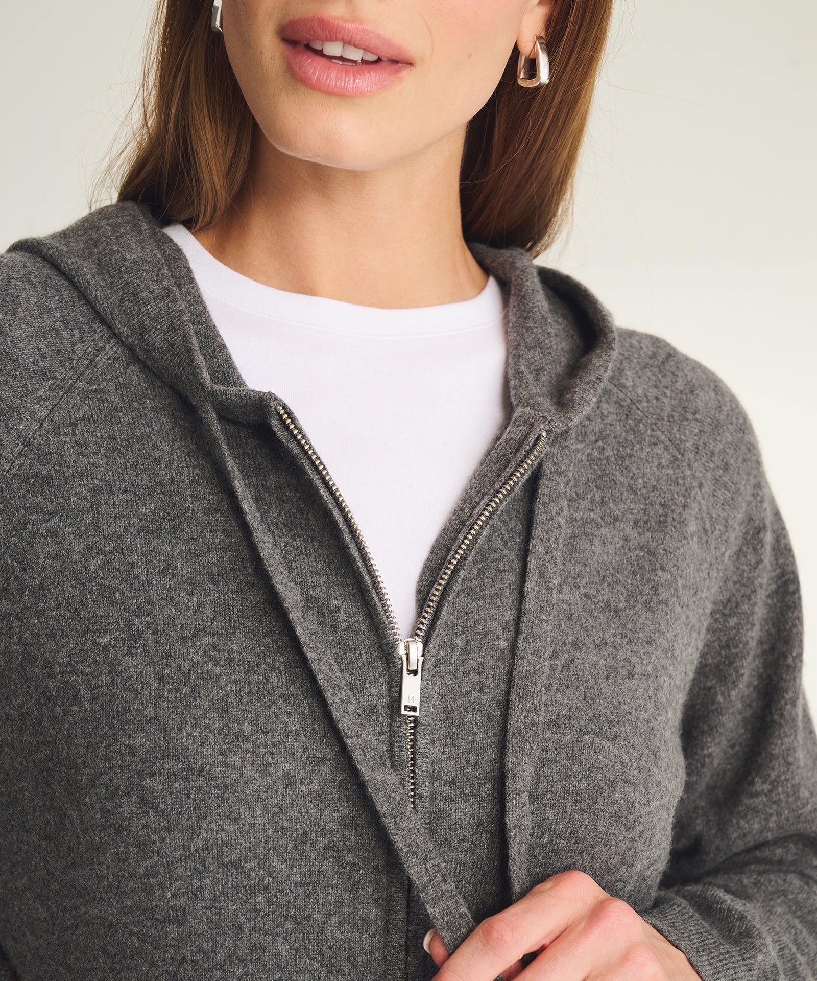 Signature Cashmere Zip Up Hoodie - Image 43