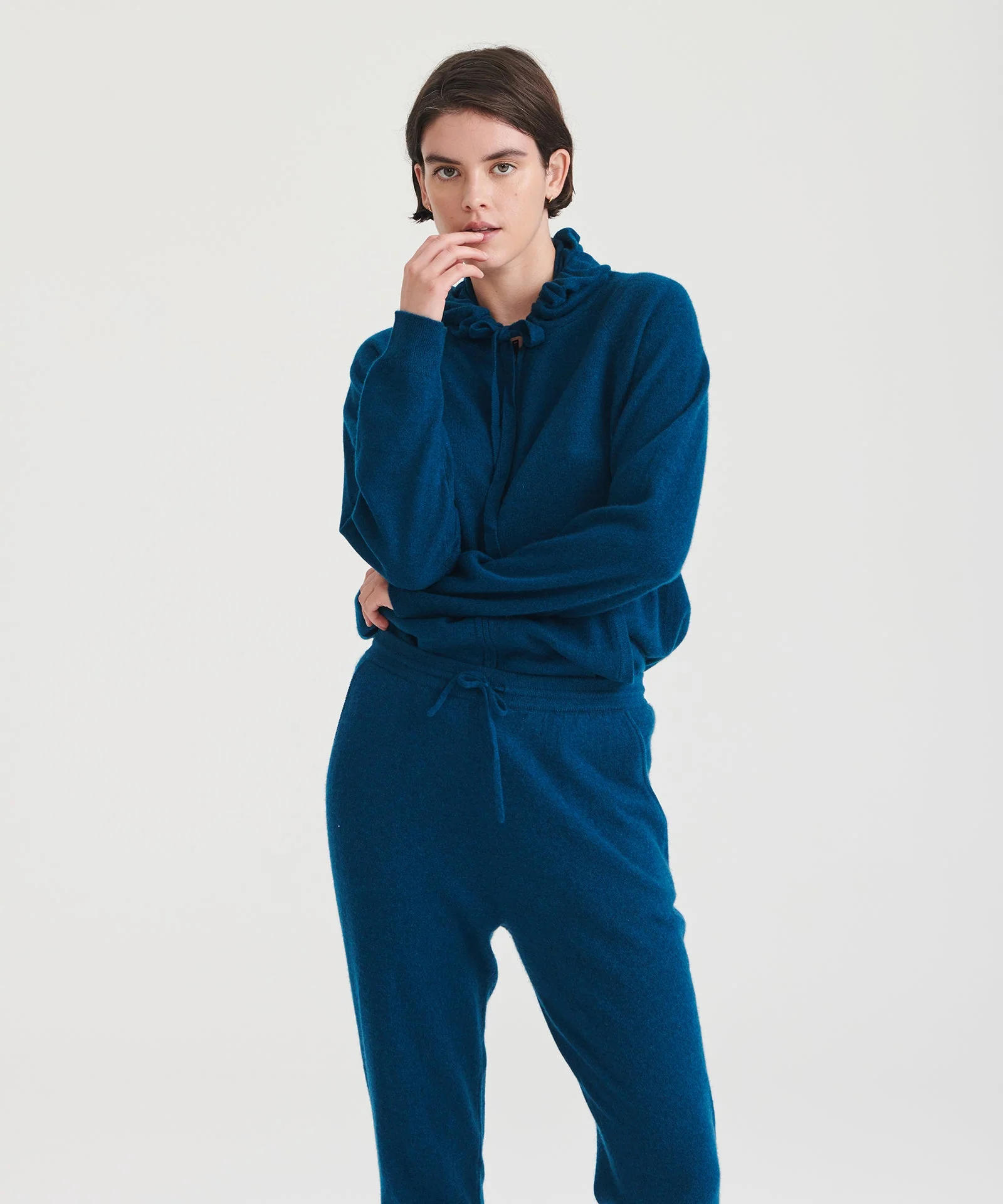 Signature Cashmere Zip Up Hoodie - Image 7