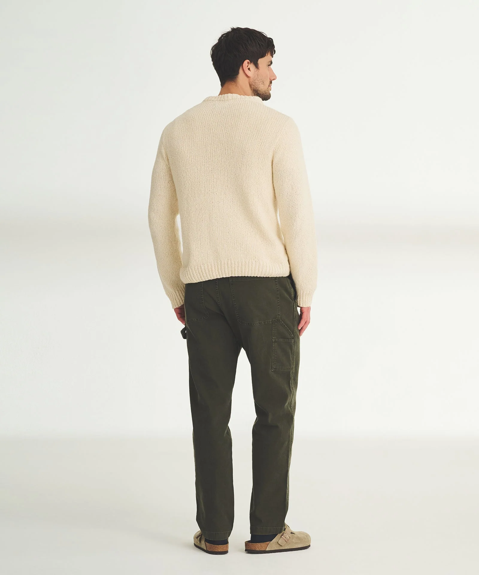 Chunky Cotton Crewneck Sweater - Image 14