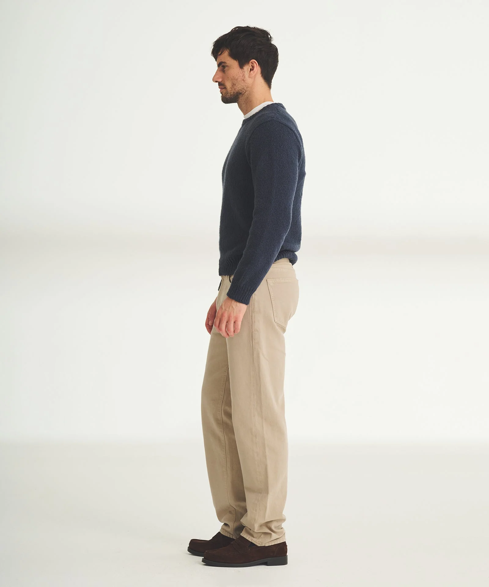 Chunky Cotton Crewneck Sweater - Image 18