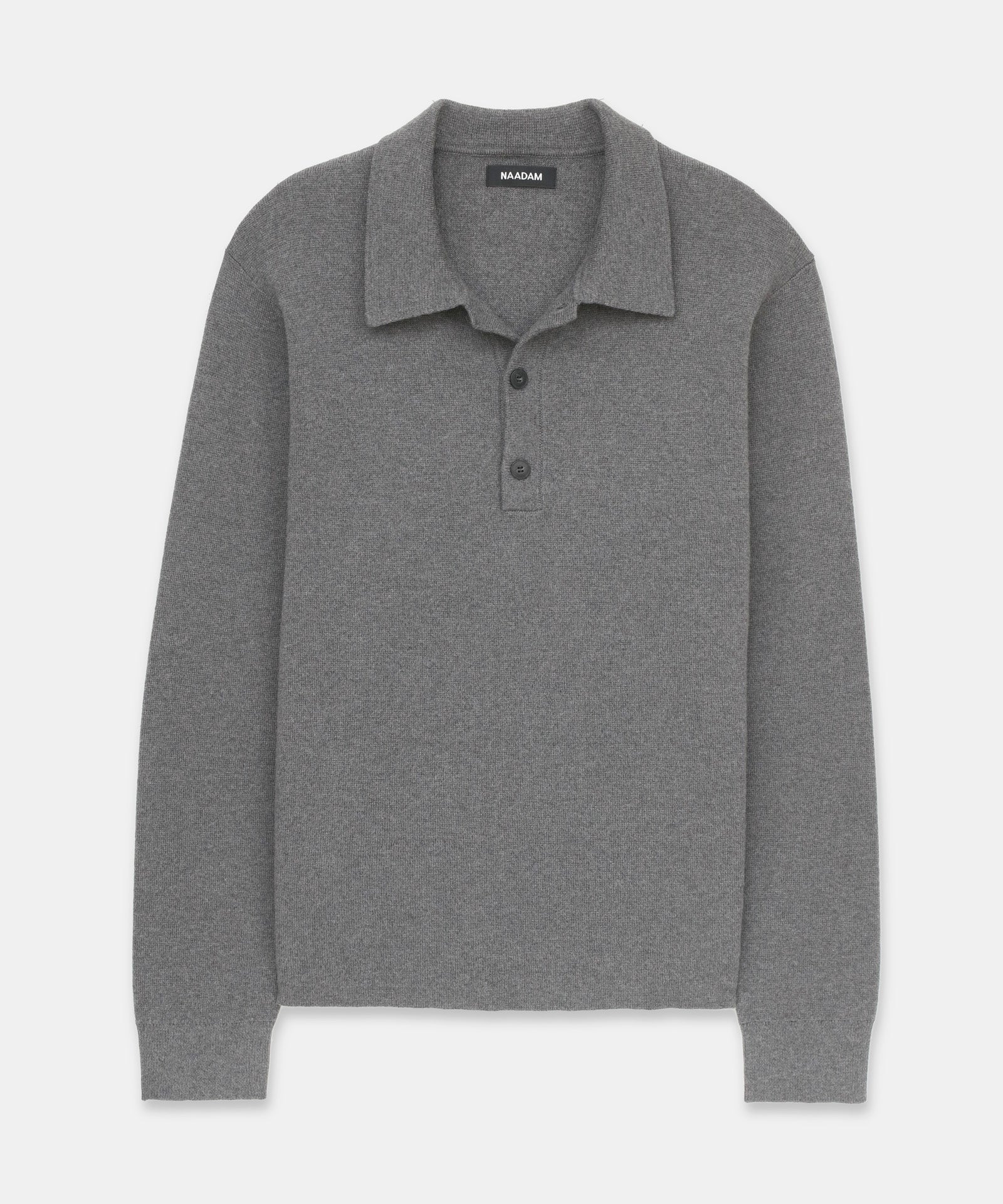 Cotton Cashmere Polo Sweater - Image 12