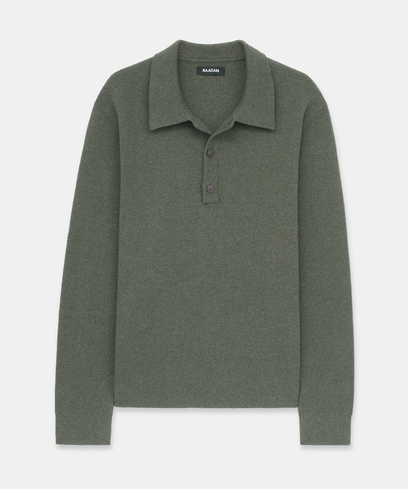 Cotton Cashmere Polo Sweater - Image 18