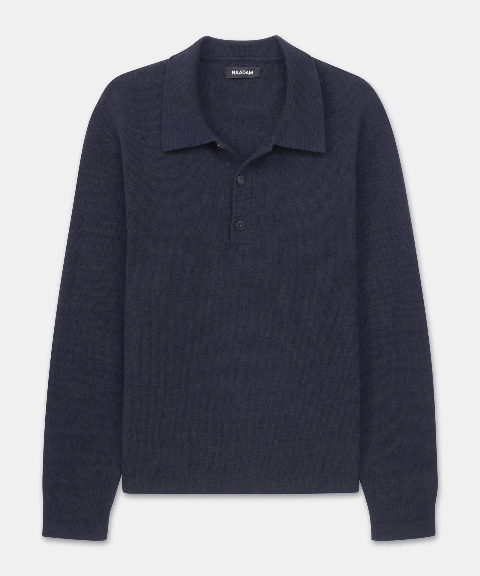 Cotton Cashmere Polo Sweater - Image 19