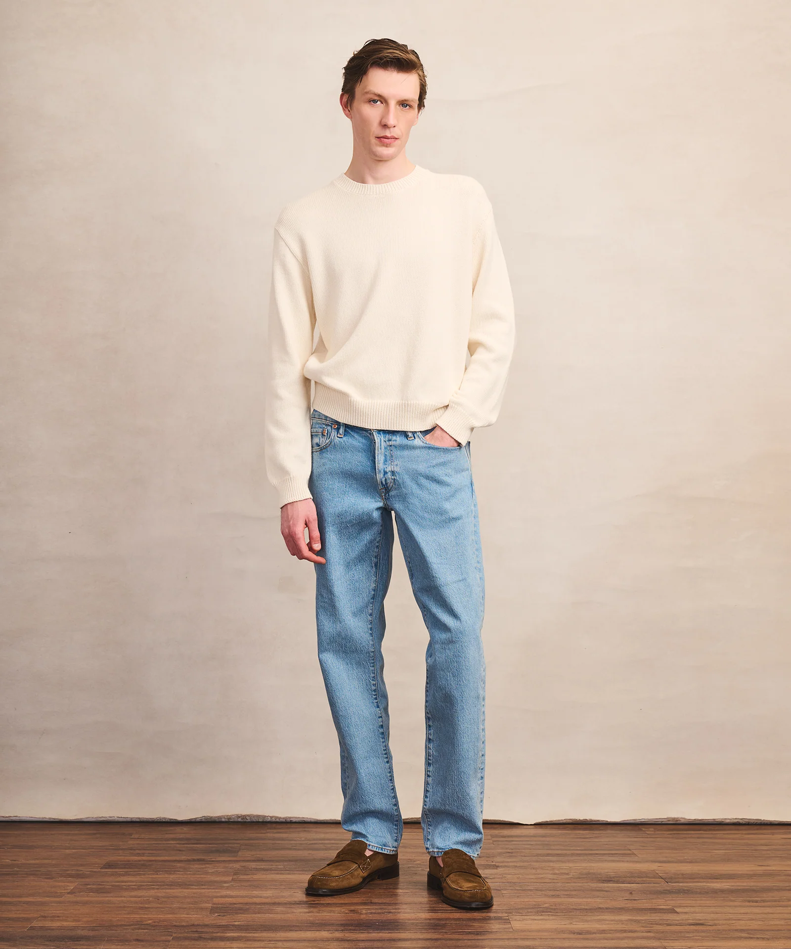 Cotton Crewneck Sweater - Image 3