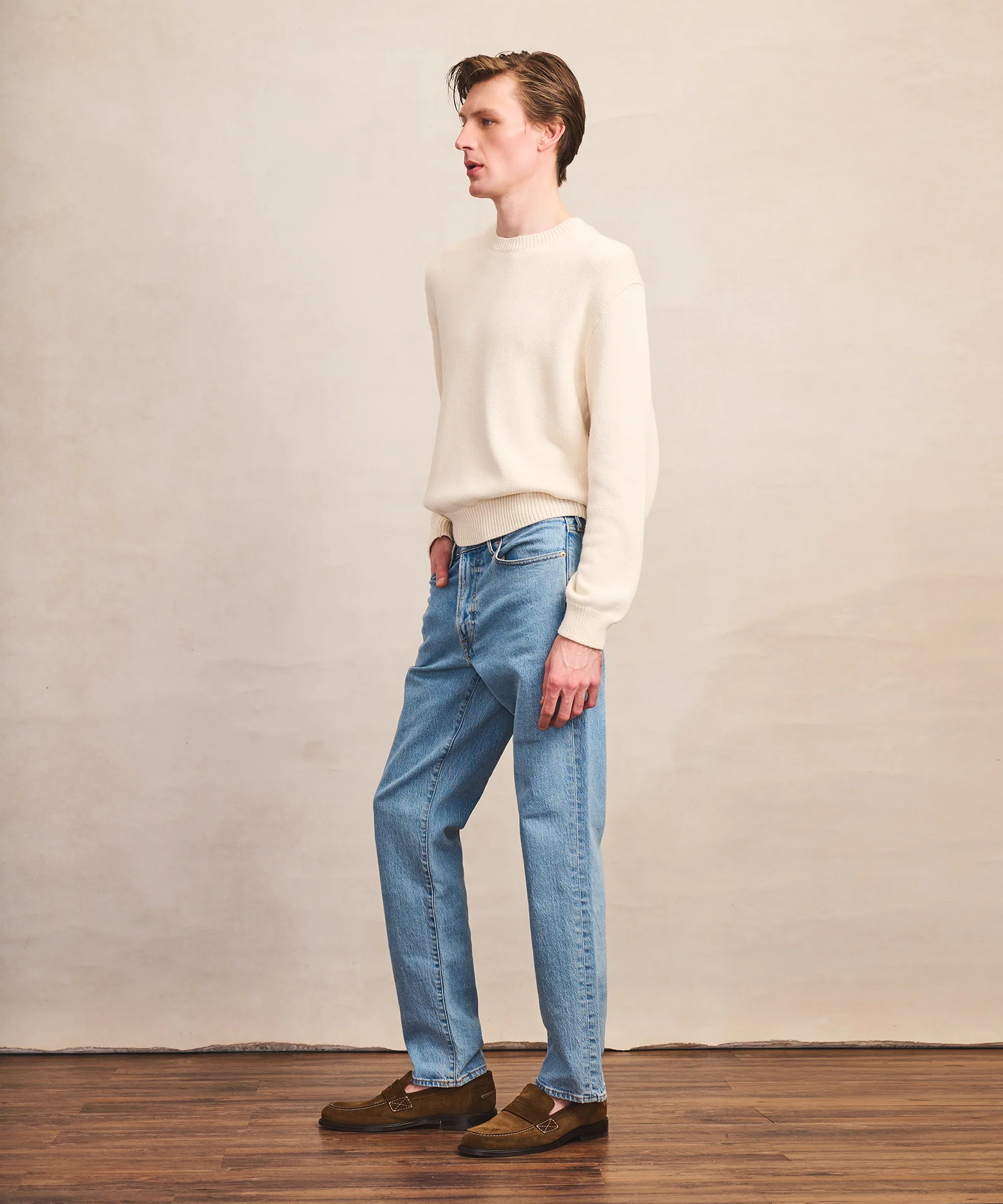Cotton Crewneck Sweater - Image 5