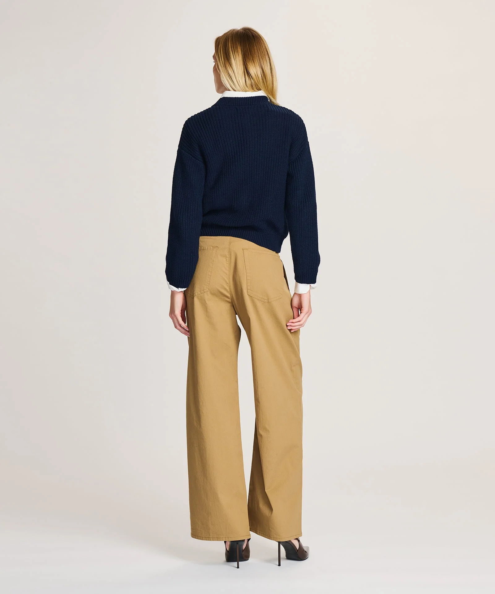 Cotton Fisherman Crewneck Sweater - Image 16