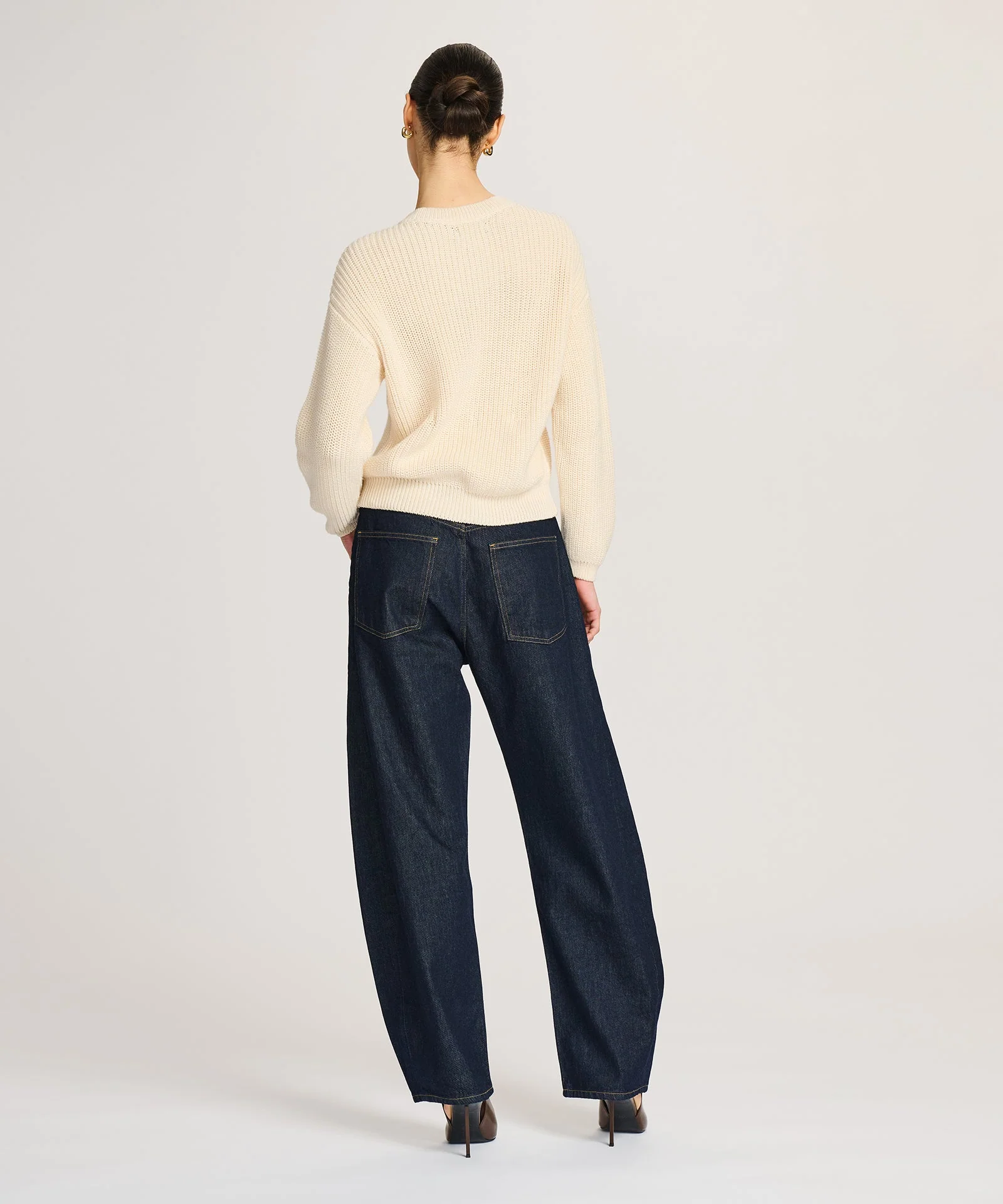 Cotton Fisherman Crewneck Sweater - Image 5