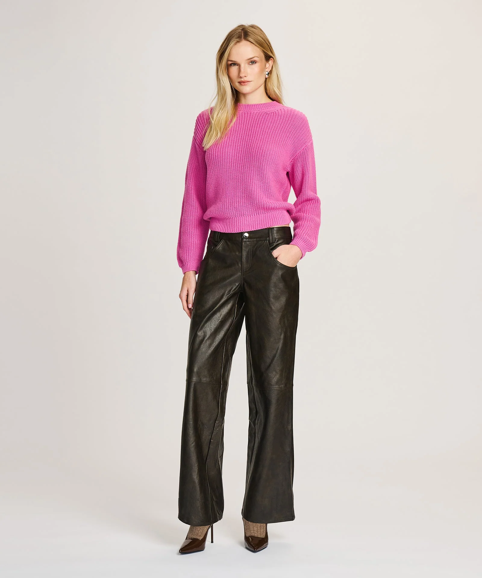 Cotton Fisherman Crewneck Sweater - Image 9