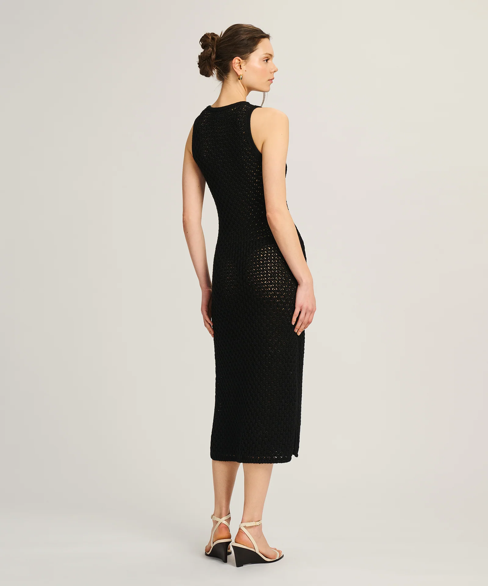 Cotton Open Stitch Tank Dress - Image 11