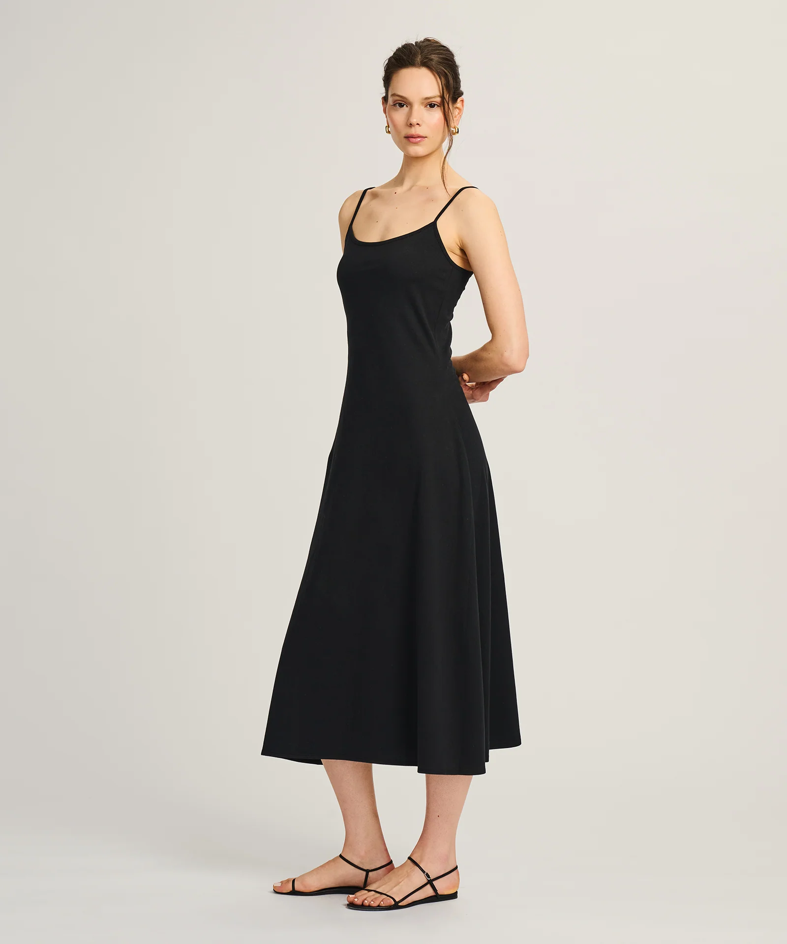 Lightweight Brushed Cotton Slip Dress - Image 5