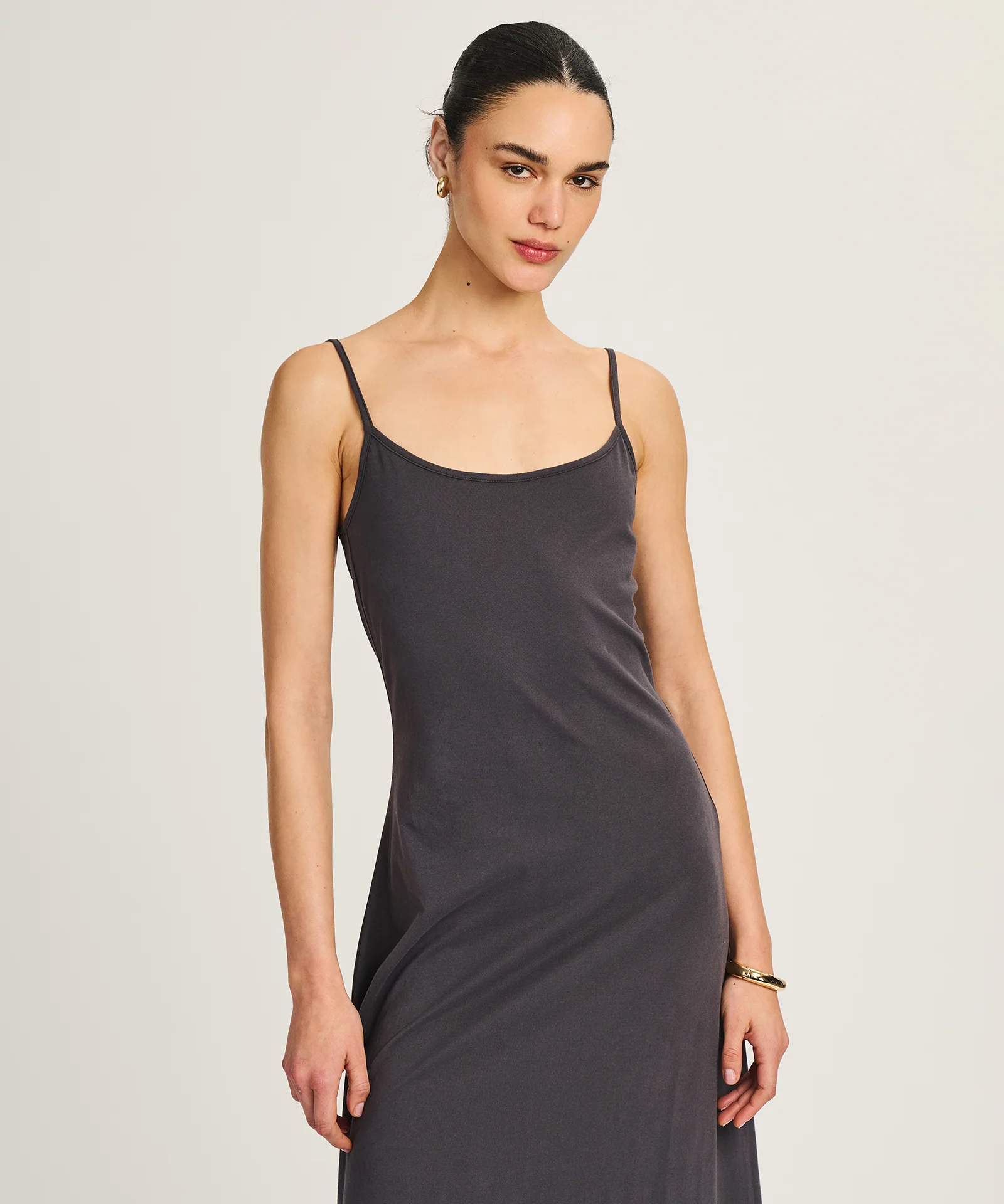 Lightweight Brushed Cotton Slip Dress - Image 8