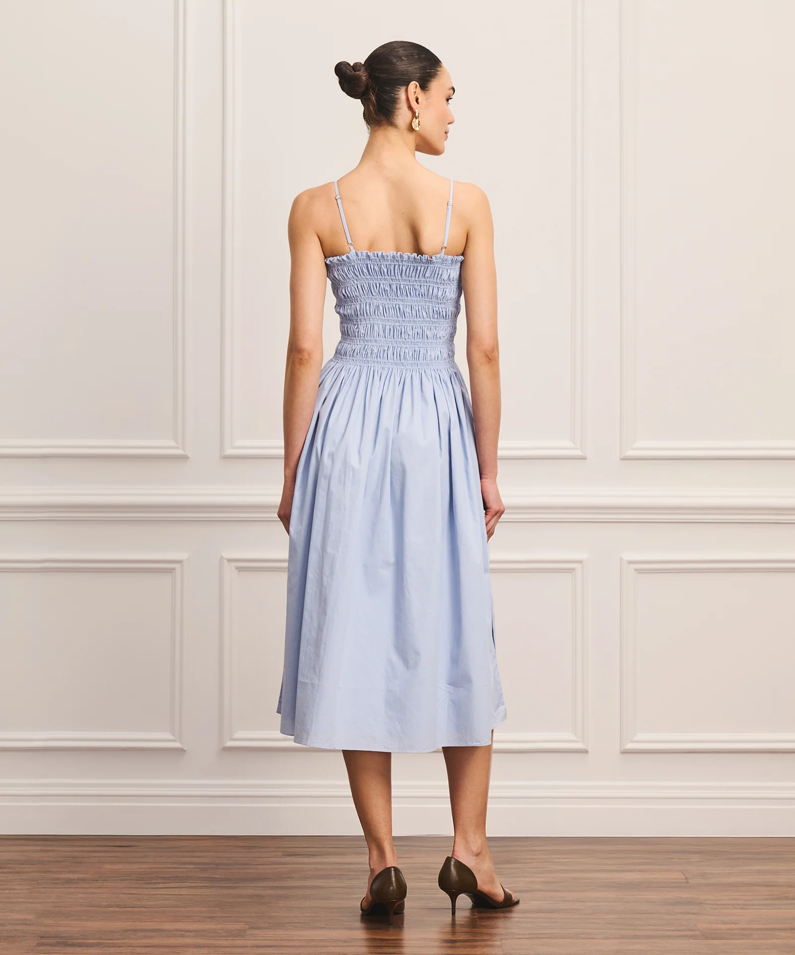Cotton Smocked Dress - Image 5