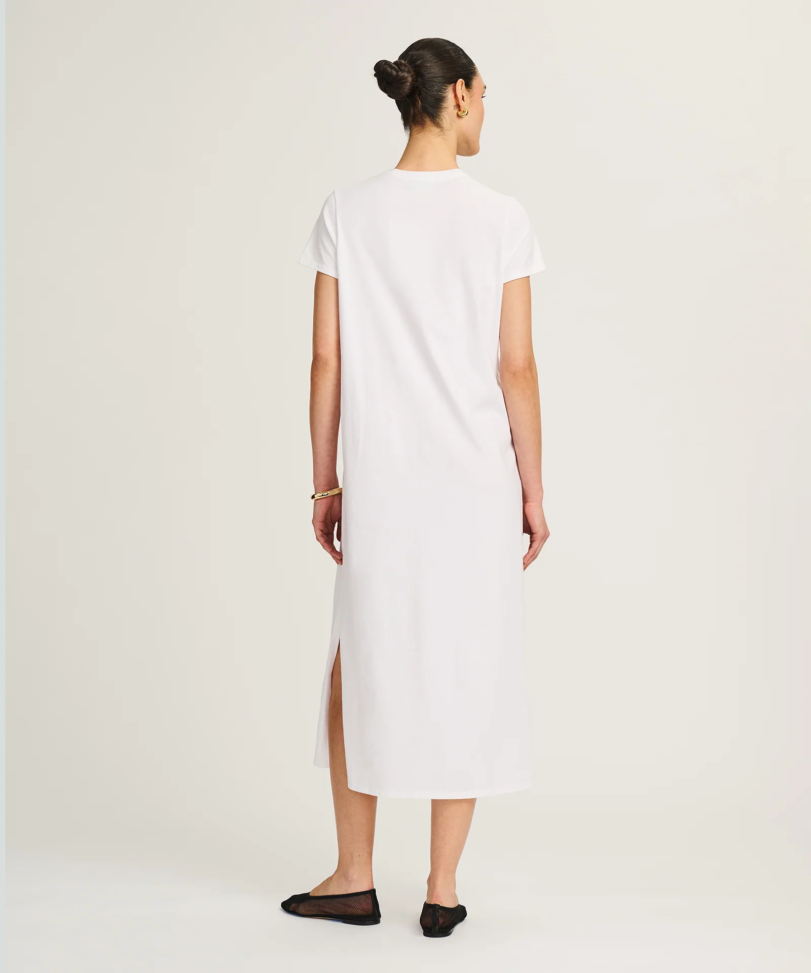 Lightweight Brushed Cotton T-Shirt Dress - Image 14