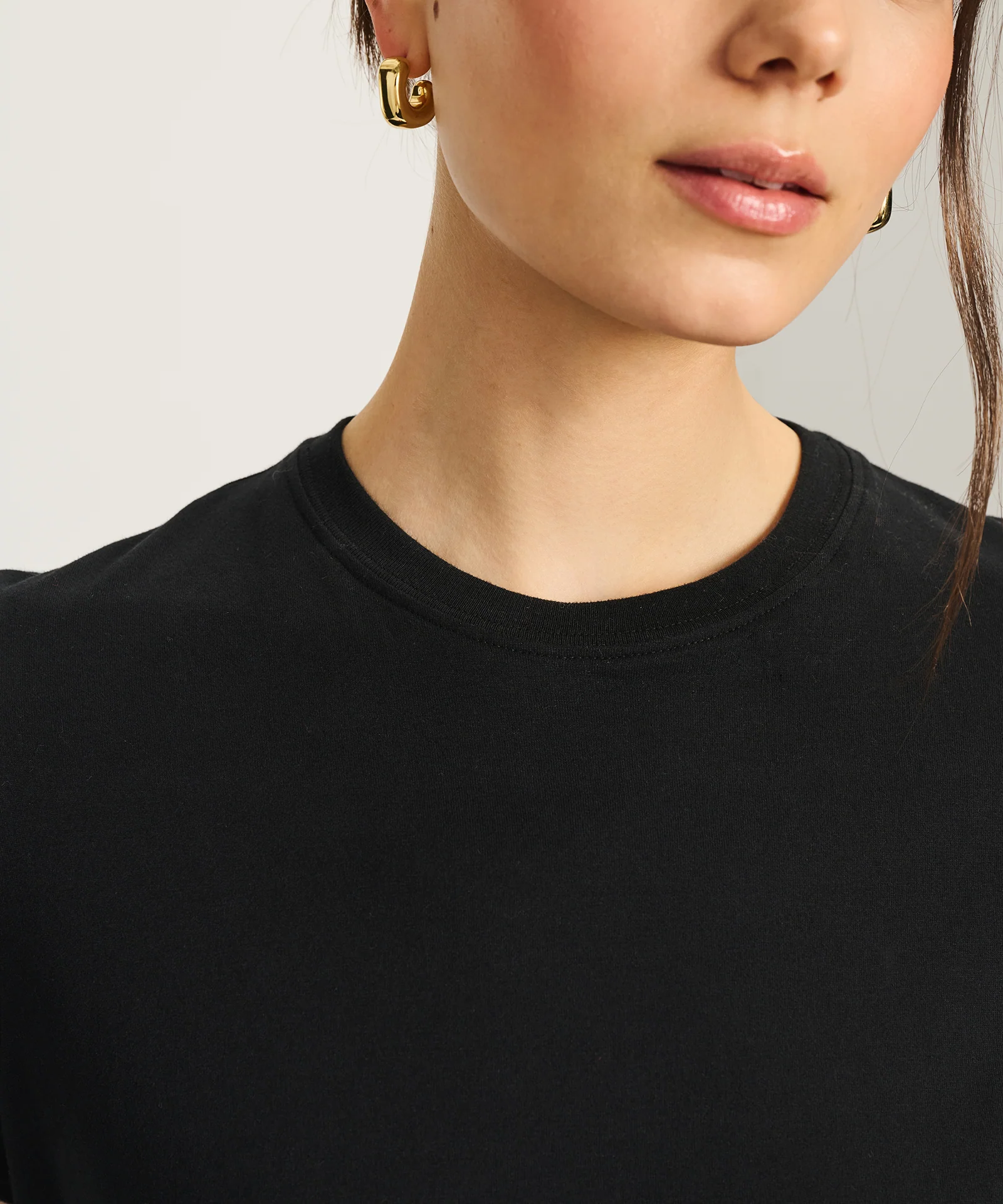 Lightweight Brushed Cotton T-Shirt Dress - Image 3