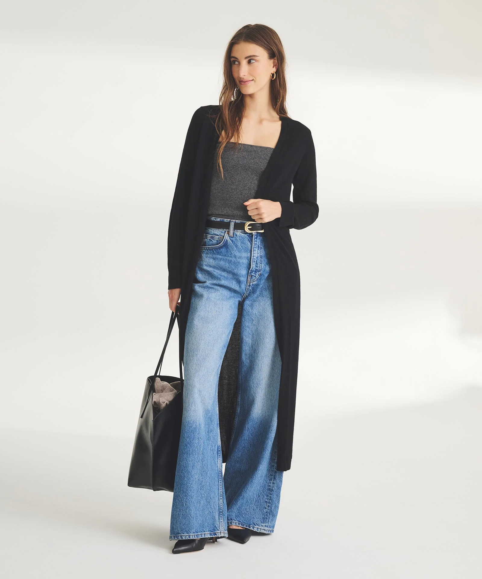 Super Fine Cashmere Duster - Image 4