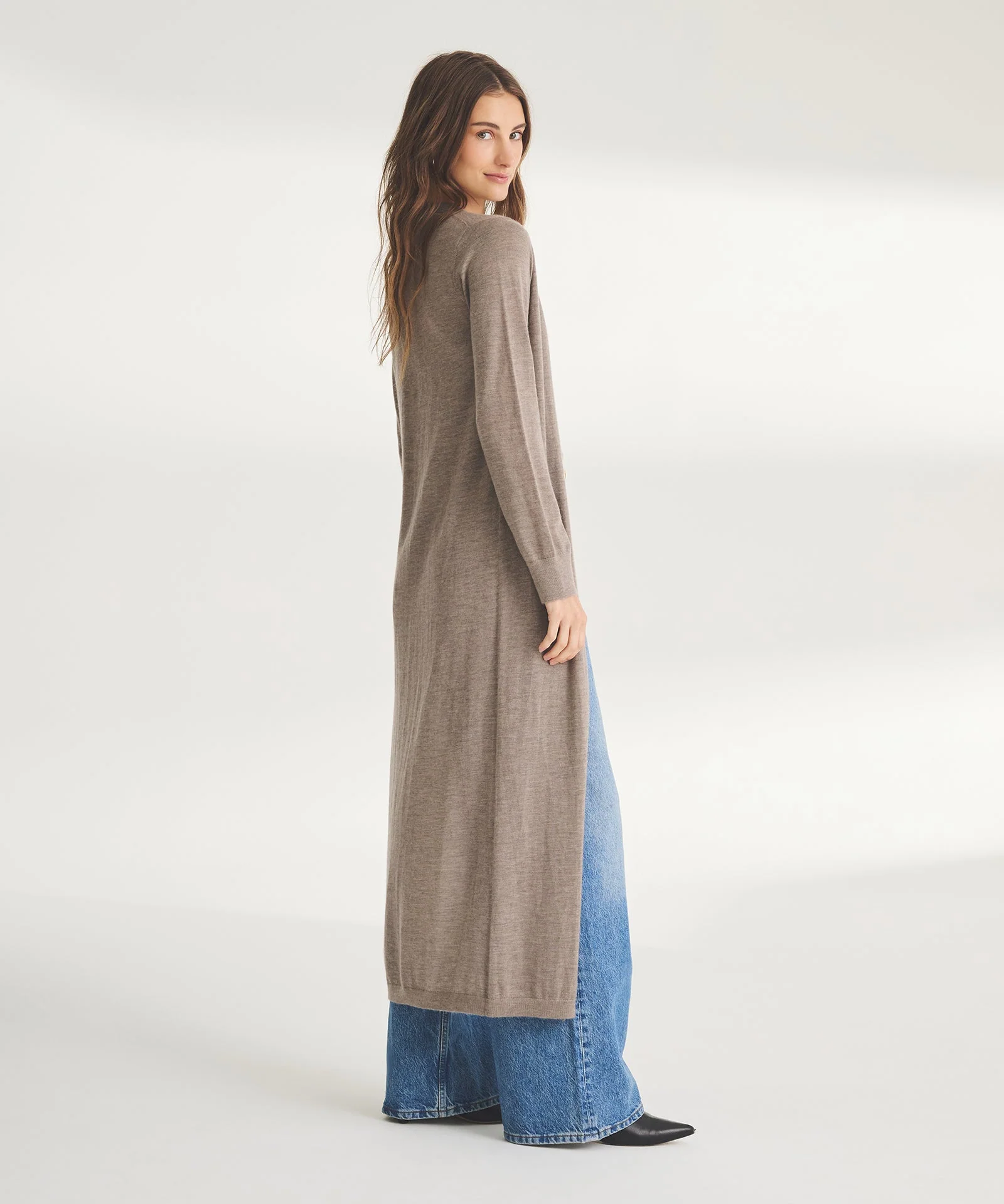 Super Fine Cashmere Duster - Image 7