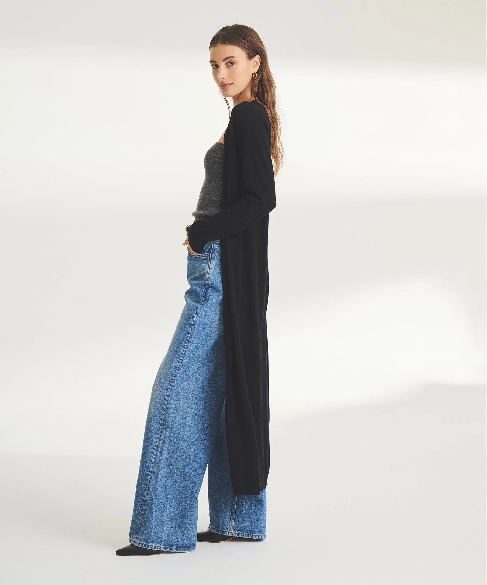Super Fine Cashmere Duster - Image 9
