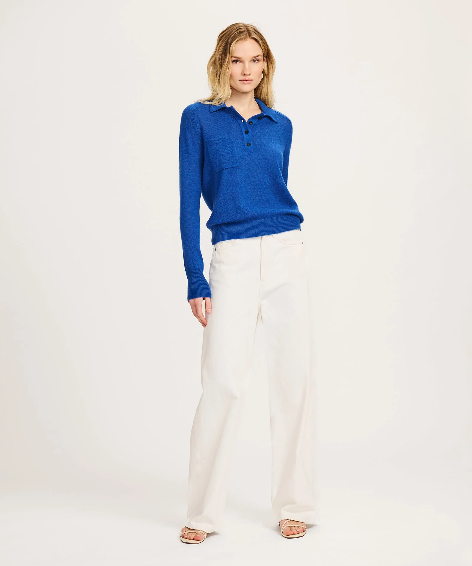 Featherweight Cashmere Relaxed Polo - Image 5