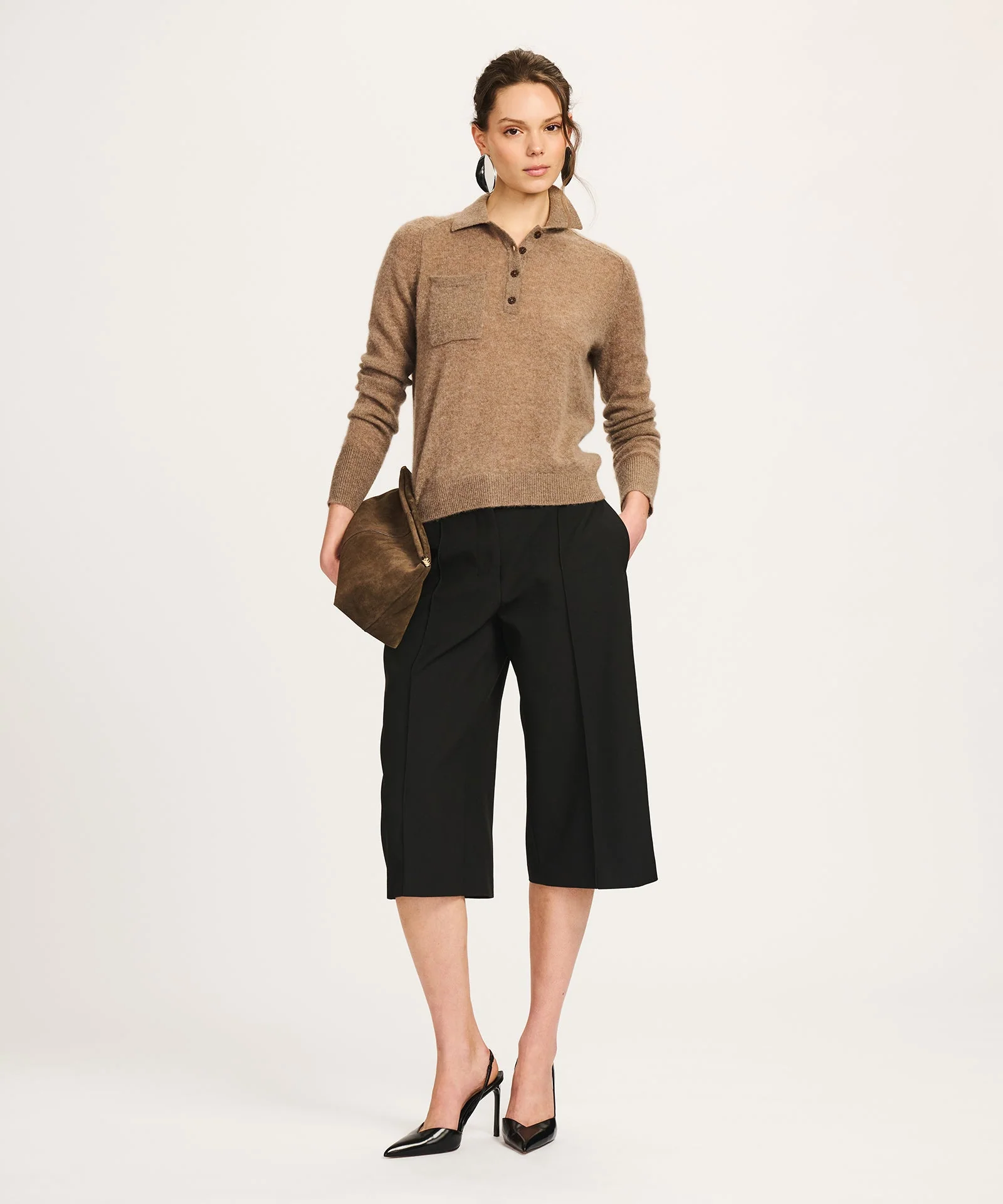 Featherweight Cashmere Relaxed Polo - Image 9