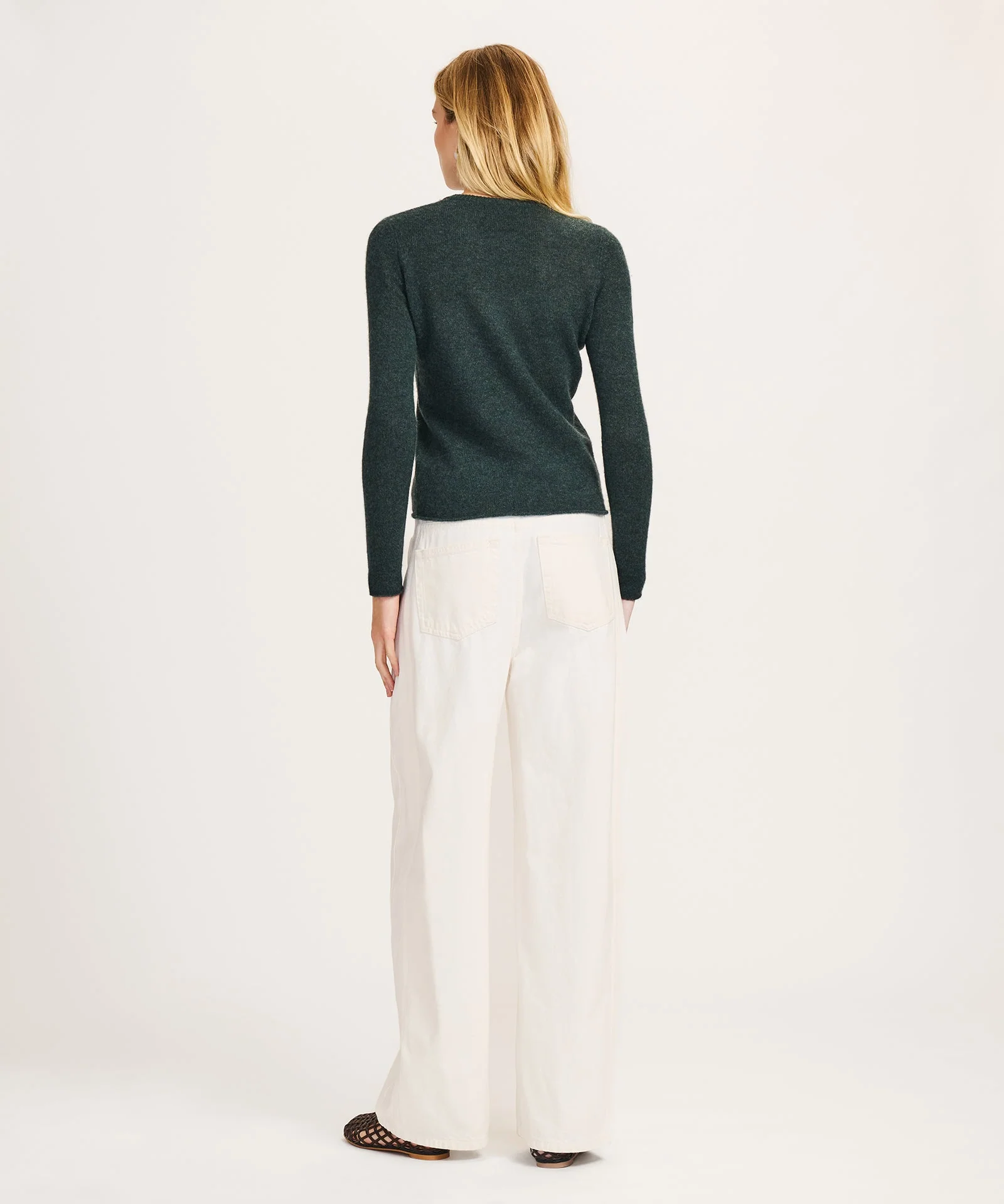 Featherweight Cashmere Slim Crewneck Sweater - Image 6